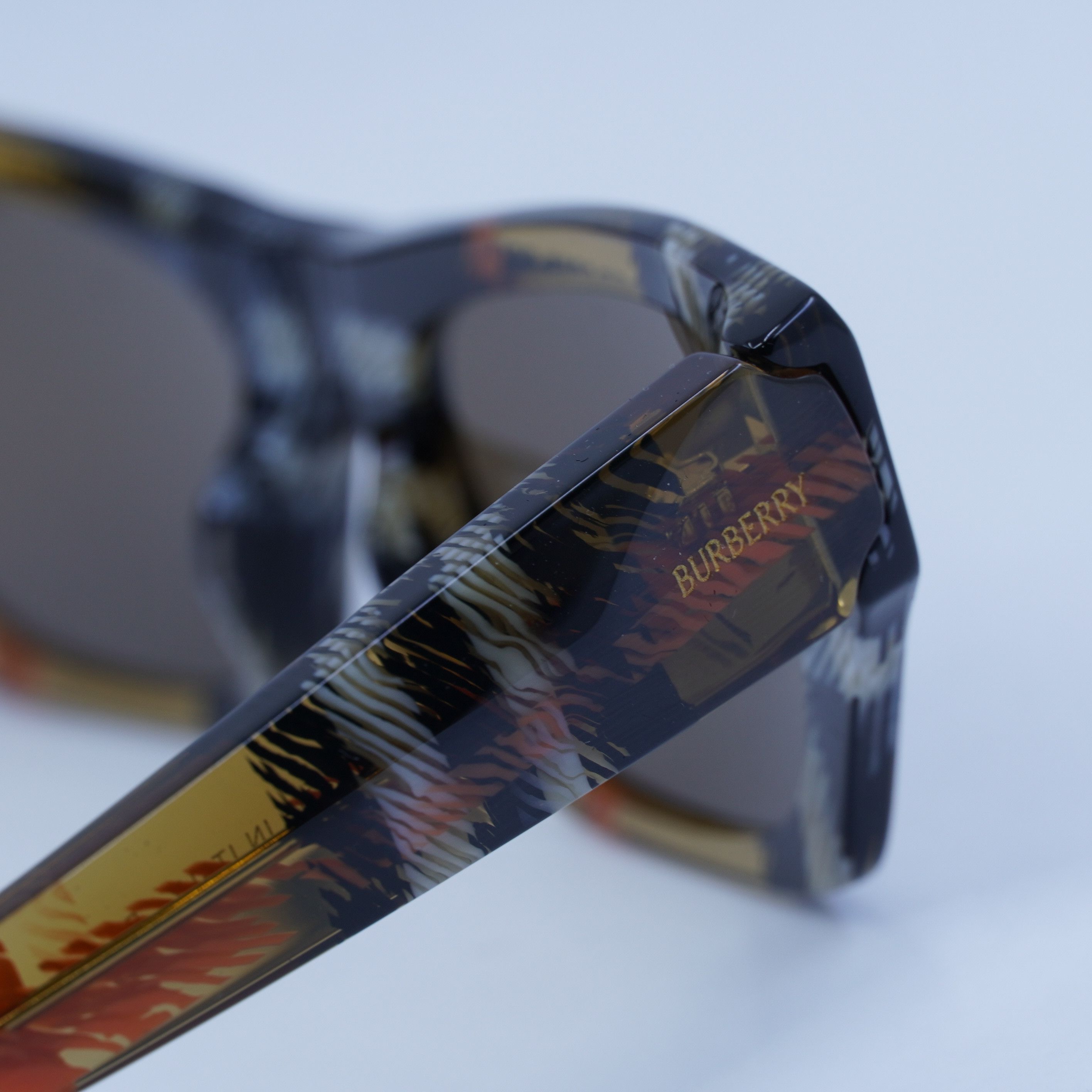 Burberry Burberry BE4441U 414673 Sunglasses Sand Rectangle Frame Size ONE SIZE - 3 Thumbnail