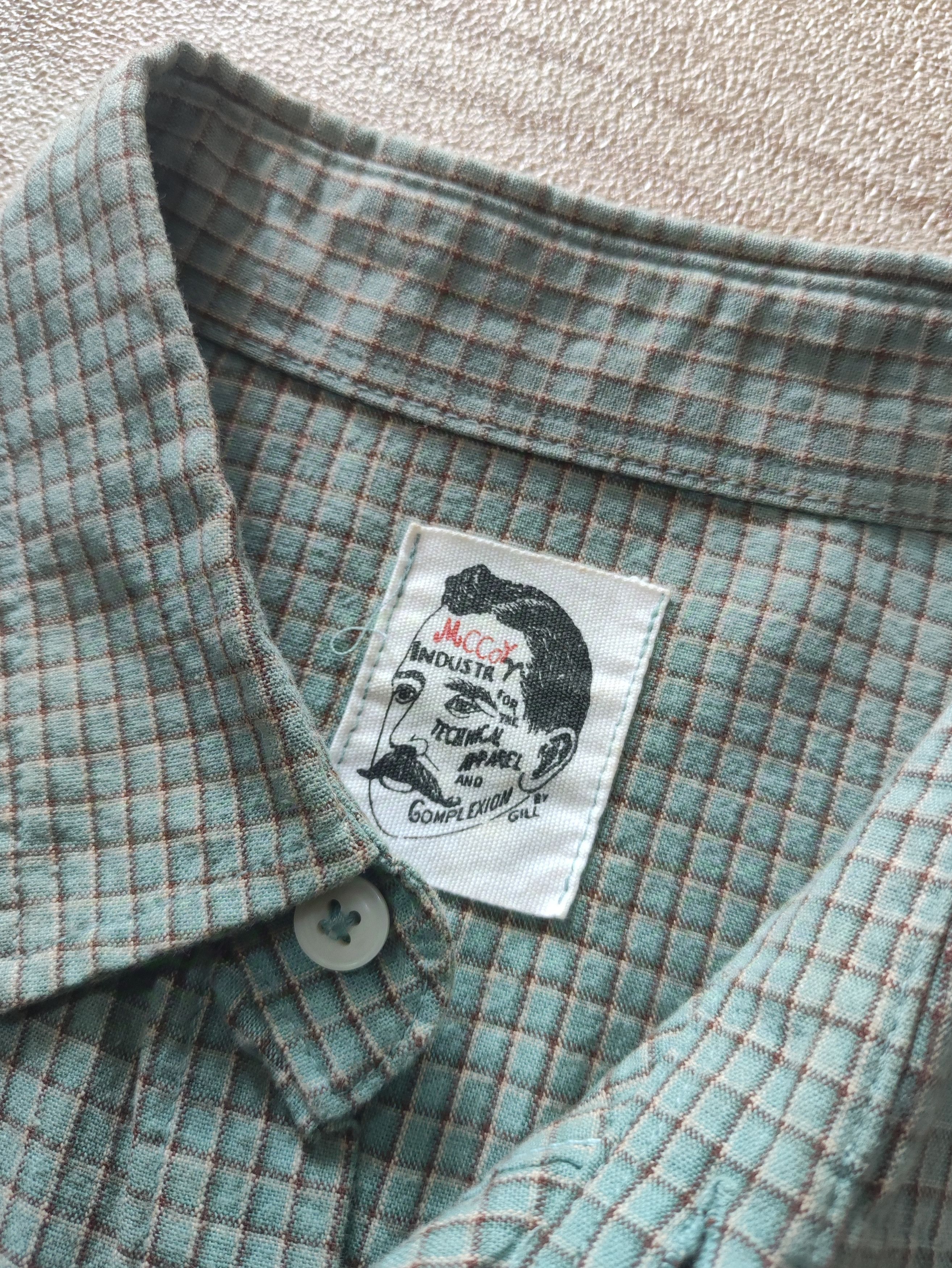Japanese Brand × The Real McCoy's MCCOY BY GILL TECHNICAL APPAREL UNION MADE LS SHIRT Size US XL / EU 56 / 4 - 4 Thumbnail