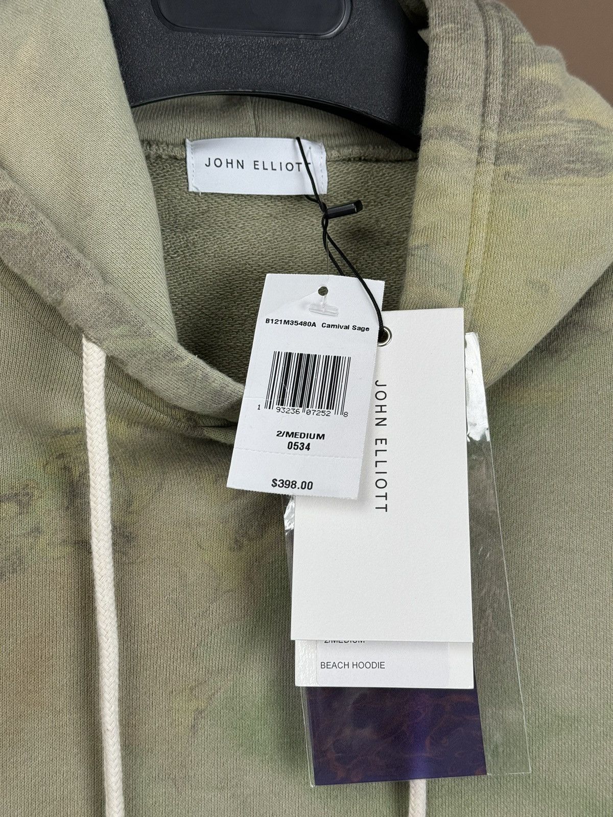 John Elliott Tie dye hoodie L Size US L / EU 52-54 / 3 - 10 Thumbnail