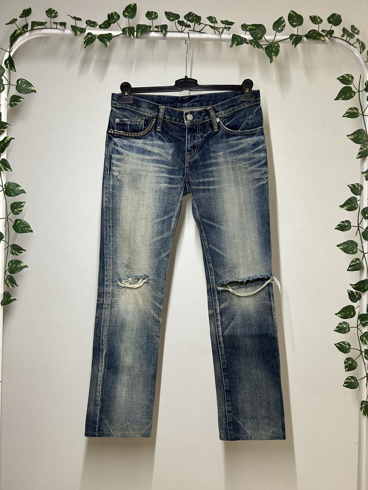 Hysteric Glamour Hysteric Glamour Music Note Skinny Jeans | Grailed
