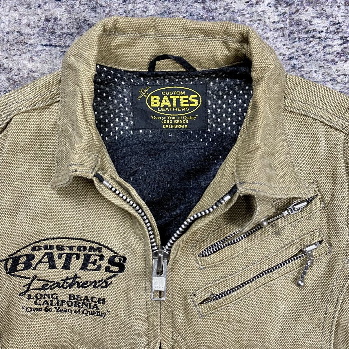 20471120 2000s Bates - Multizip Biker canvas Jacket Size US M / EU 48-50 / 2 - 10 Thumbnail