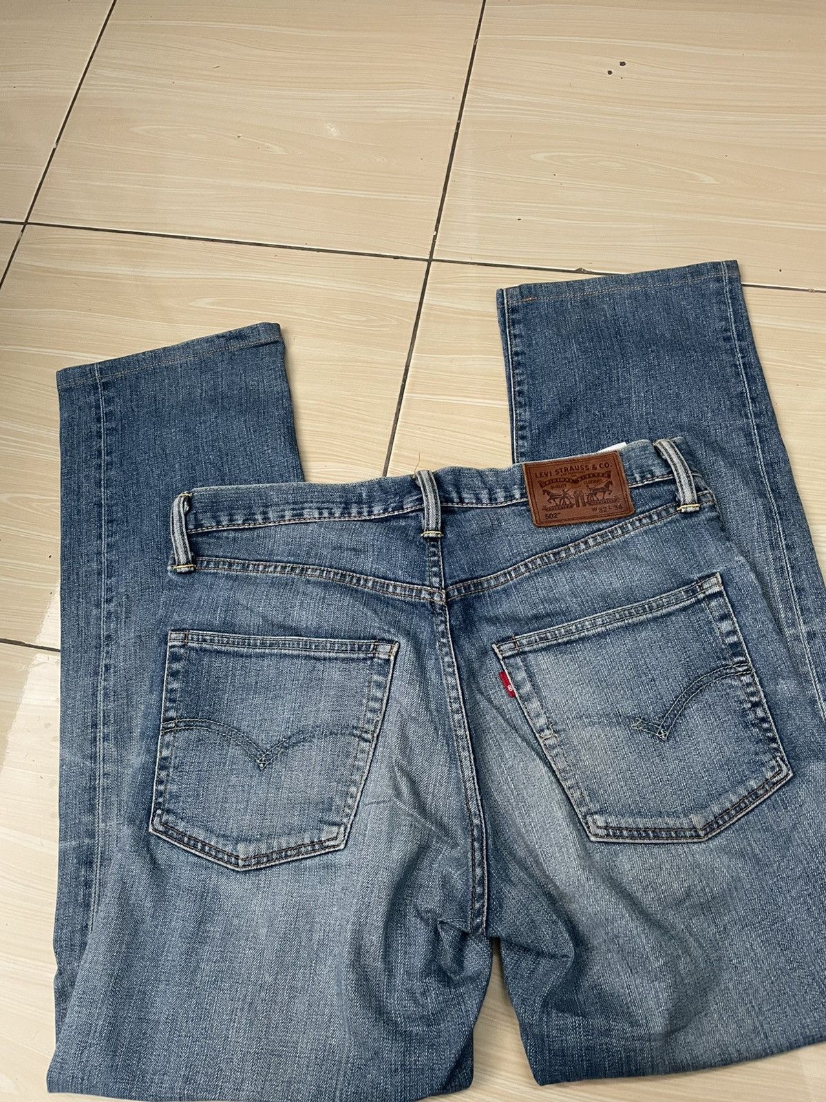 Levi's Vintage Clothing Levis selvedge Made in japan distressed Size US 33 - 3 Thumbnail