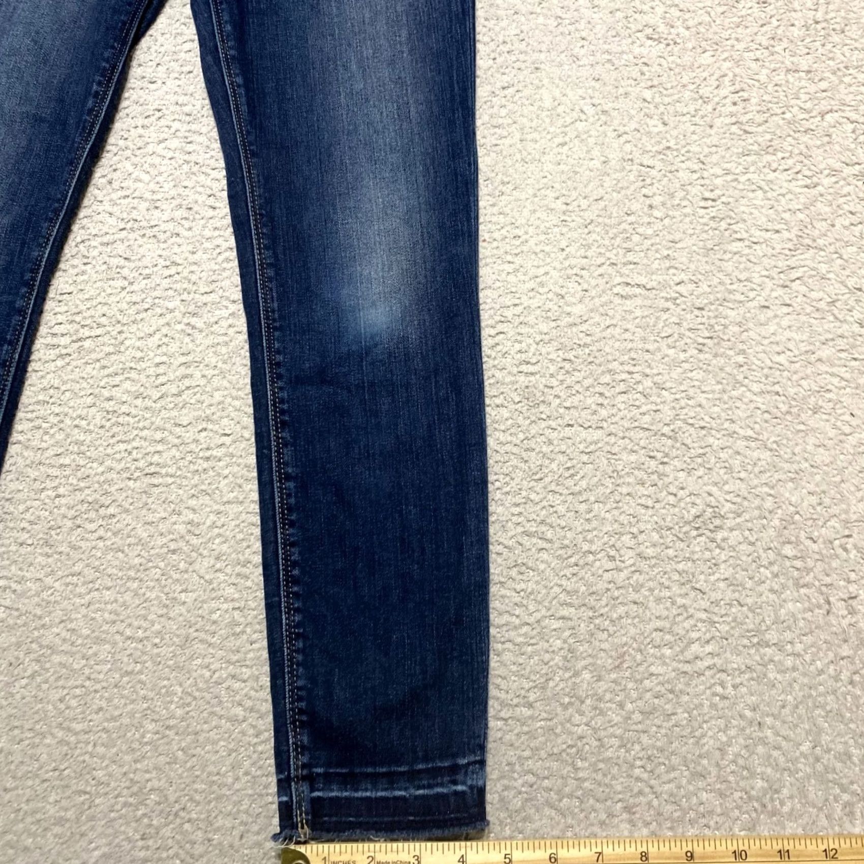 Lucky Brand Lucky Brand Jeans Womens 2 Blue Denim Dark Wash Ava Skinny Mid Rise 26 Inseam Regular 5-Pocket Size 26" / US 2 / IT 38 - 6 Thumbnail