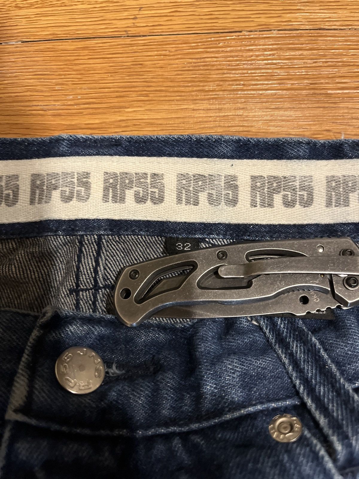 Vintage vintage 90’s basic rp55 jeans Size US 31 - 7 Thumbnail