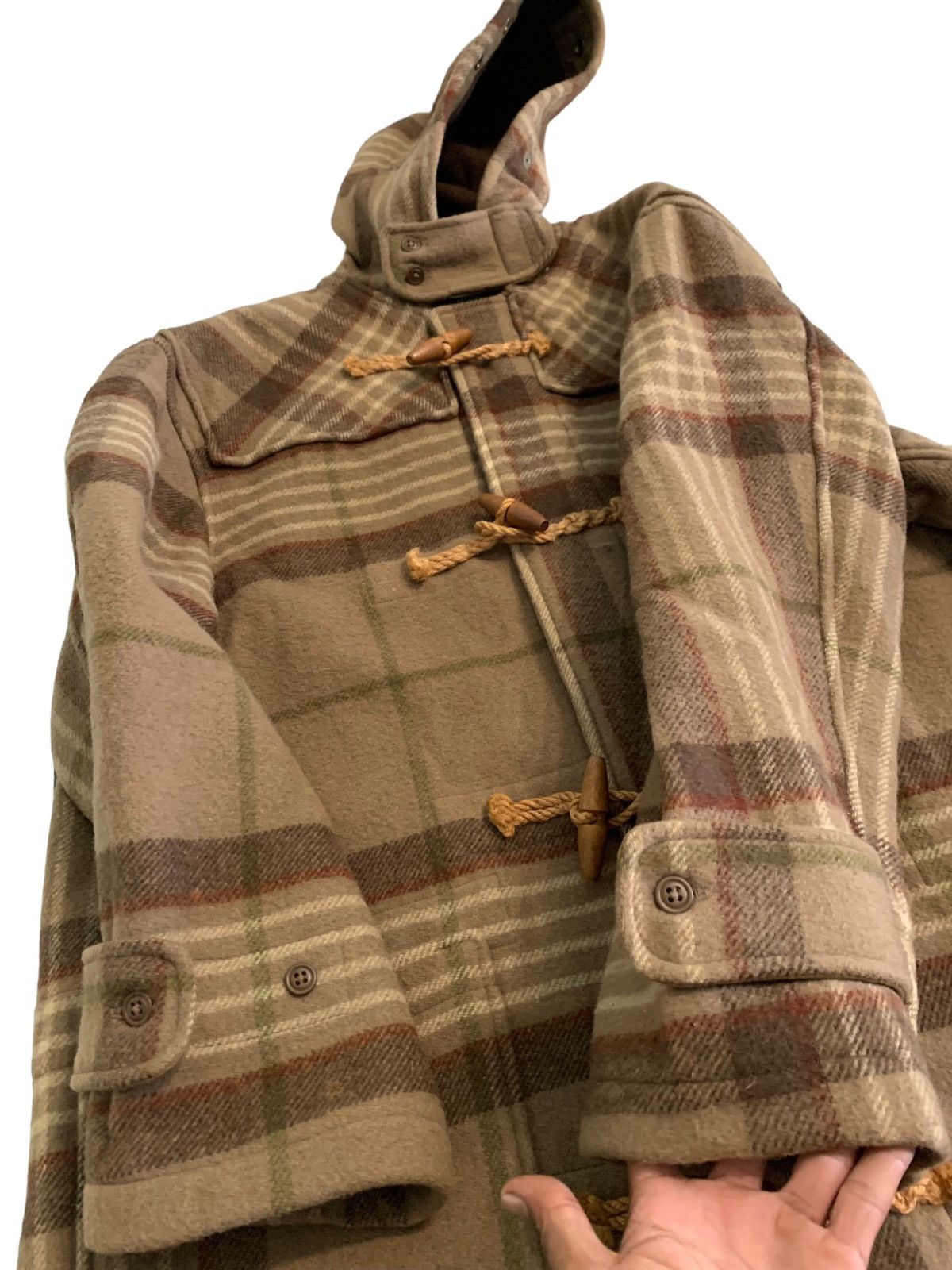 Polo Ralph Lauren Ralph Lauren Calhoun Plaid Wool Blend Duffer LongCoat Size US M / EU 48-50 / 2 - 8 Thumbnail