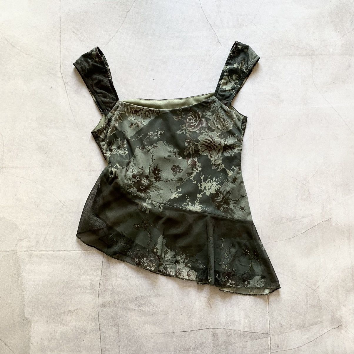 Hysteric Glamour 00s Japan Floral Bandage Side Tank Top Hysteric Glamour Vibe Size M / US 6-8 / IT 42-44 - 2 Thumbnail