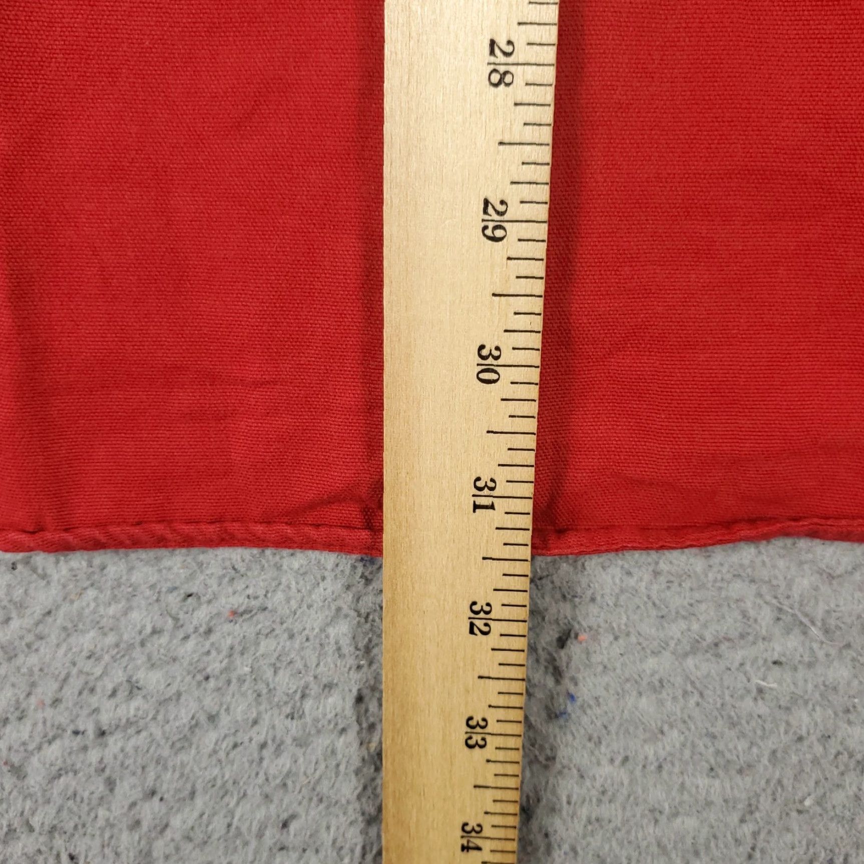 Tommy Hilfiger VINTAGE Tommy Hilfiger Dress Shirt Mens 15 Red Long Sleeve Button Up Workwear Size 40R - 7 Thumbnail