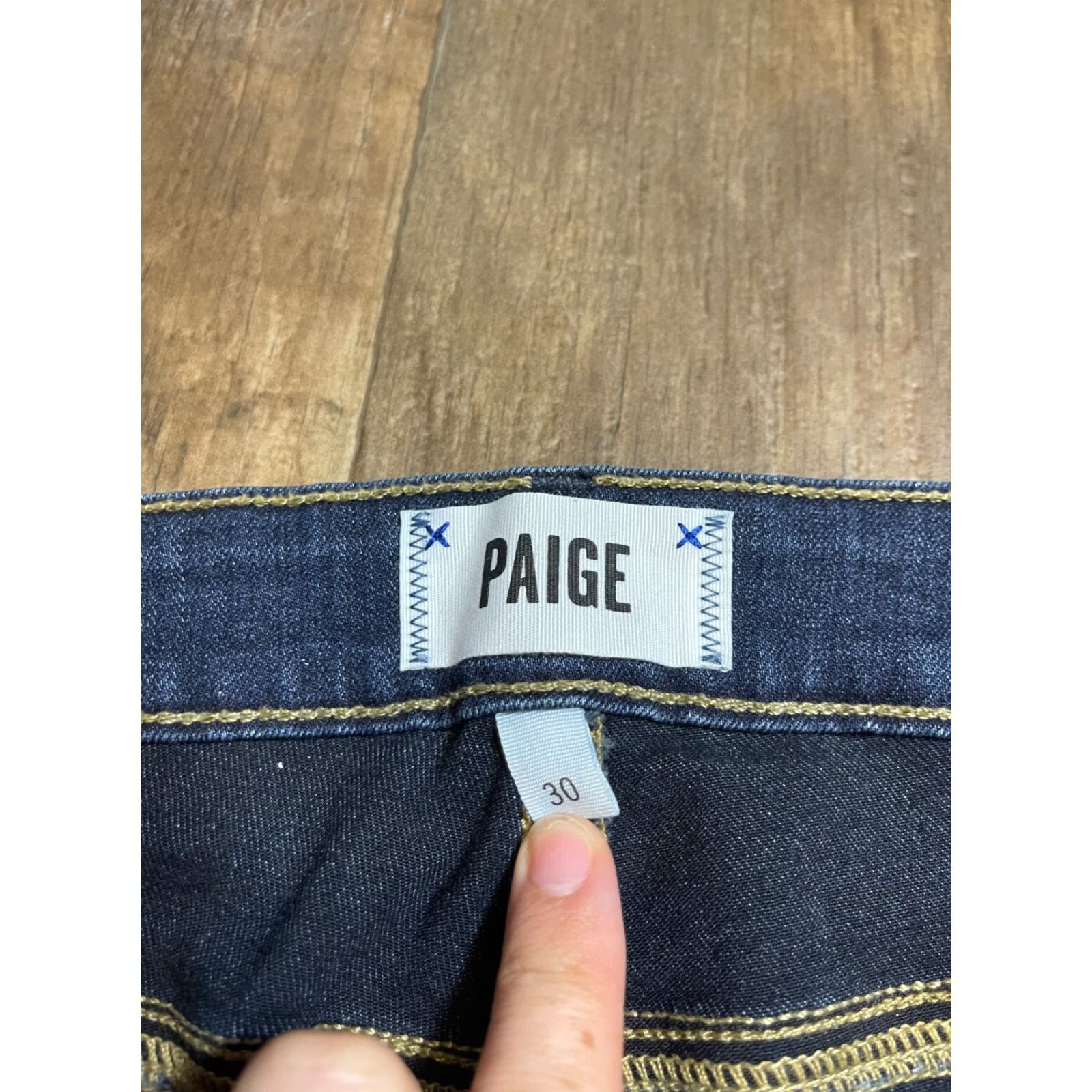 Paige Paige Jeans Womens Size 30 Blue Denim Cropped Regular Jeans Women 30 Blue Denim Paige Size 30" / US 8 / IT 44 - 5 Thumbnail