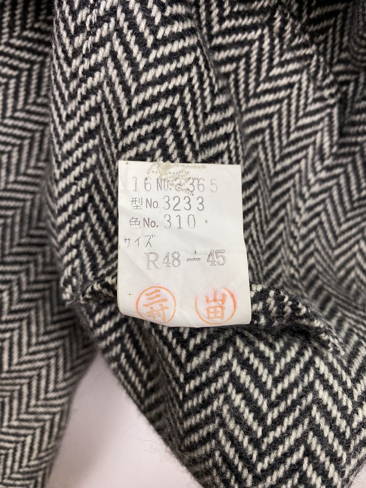 Designer × Lanvin × Vintage Lanvin Paris Dirty Herringbone Twill Wool Jacket Size US S / EU 44-46 / 1 - 10 Thumbnail