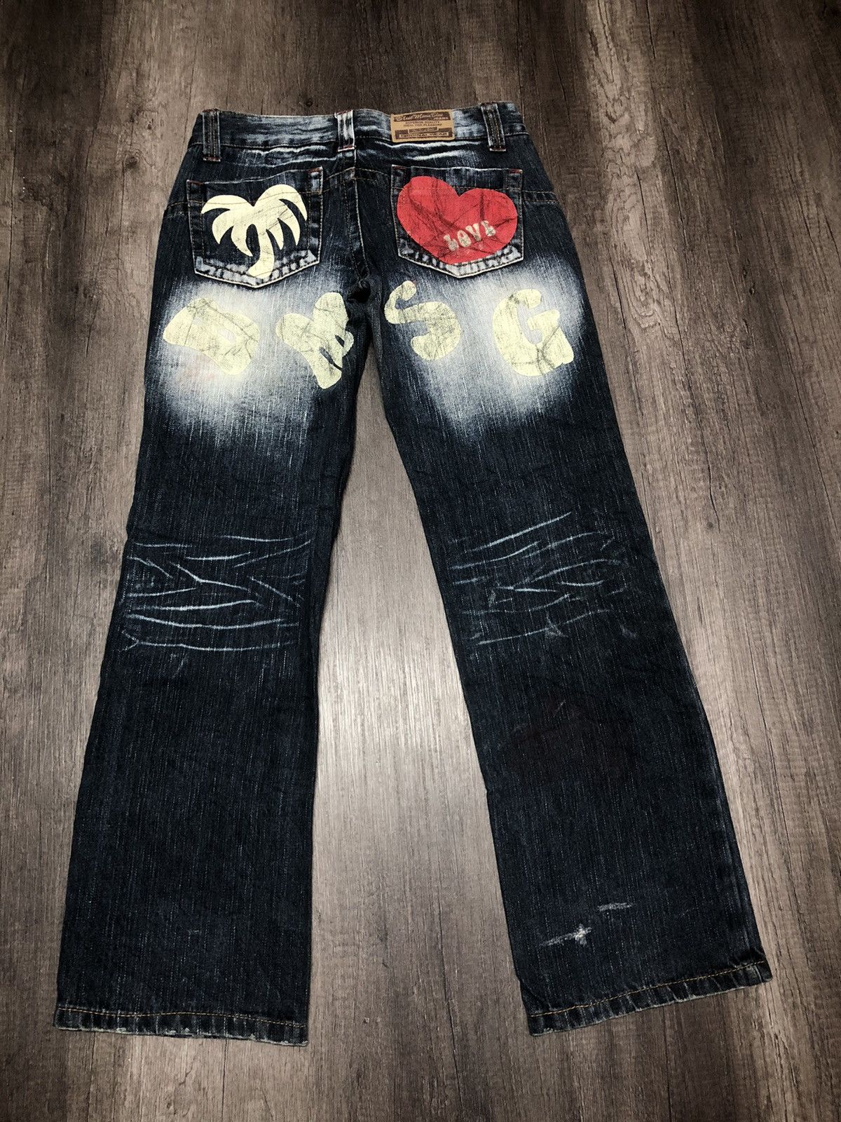 Blue Blue Japan × Japanese Brand × Vintage VINTAGE BLUE MOON BLUE SURF JEANS UNISEX DESIGN Size US 31 - 2 Thumbnail