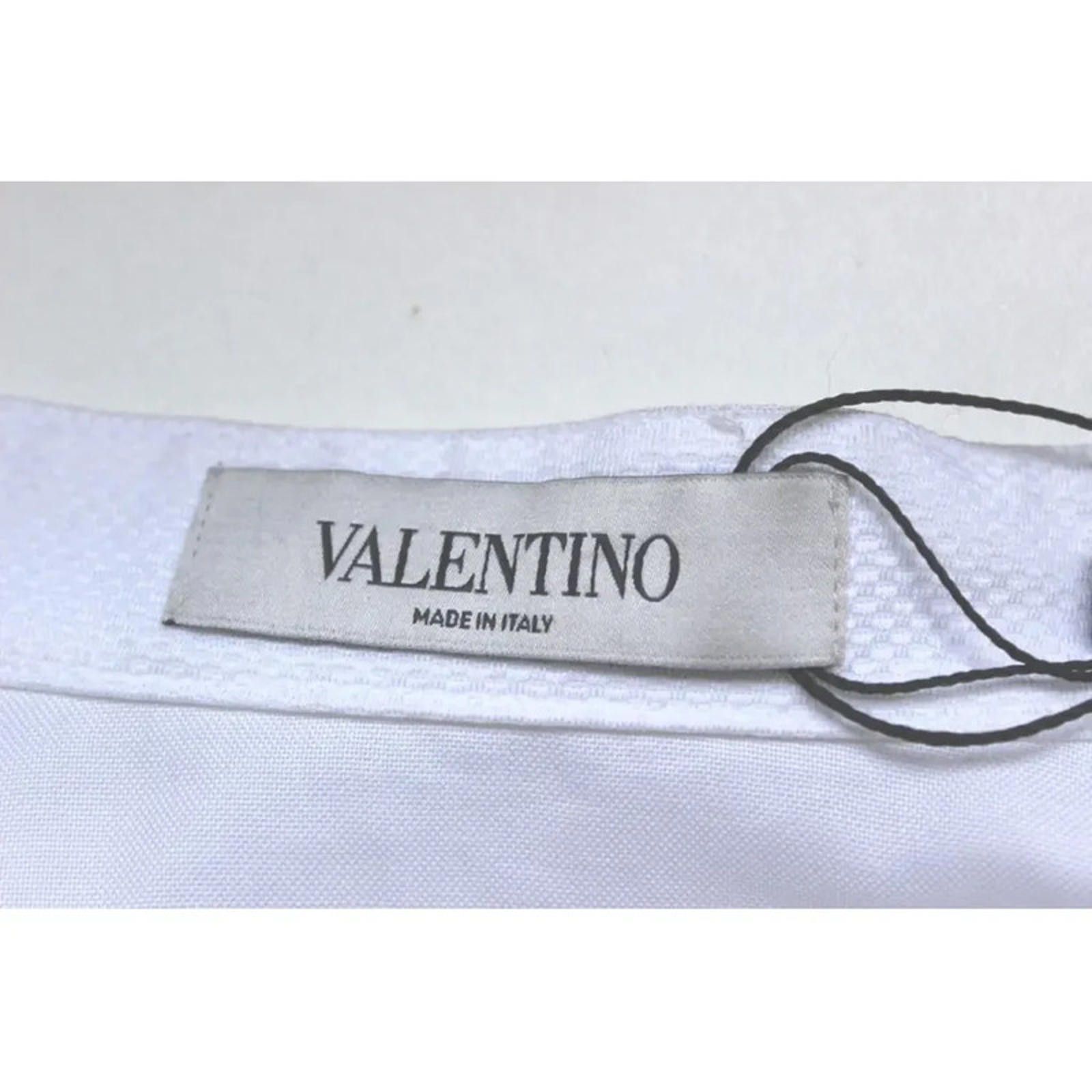 Valentino New £1585 Valentino White Cape Cotton Shirt It 44 uk 12 Size M / US 6-8 / IT 42-44 - 3 Thumbnail