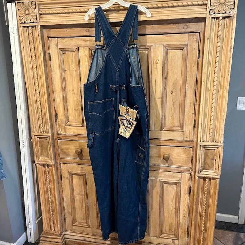 Vintage NWT VTG 90s Paco Jeans Overalls Mens Blue Denim Size L Size US 40 / EU 56 - 2 Thumbnail