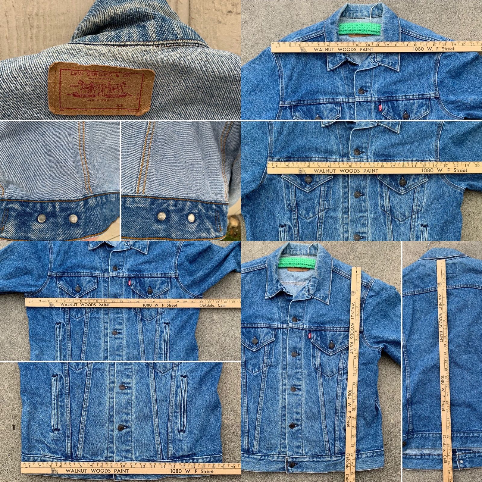 Levi's VINTAGE Levi's denim jacket trucker western Made in USA Size 46 L Blue Jeans/Trucker Regular Mens 80s 90s Cowboy Western Retro Size US 30 / EU 46 - 8 Thumbnail
