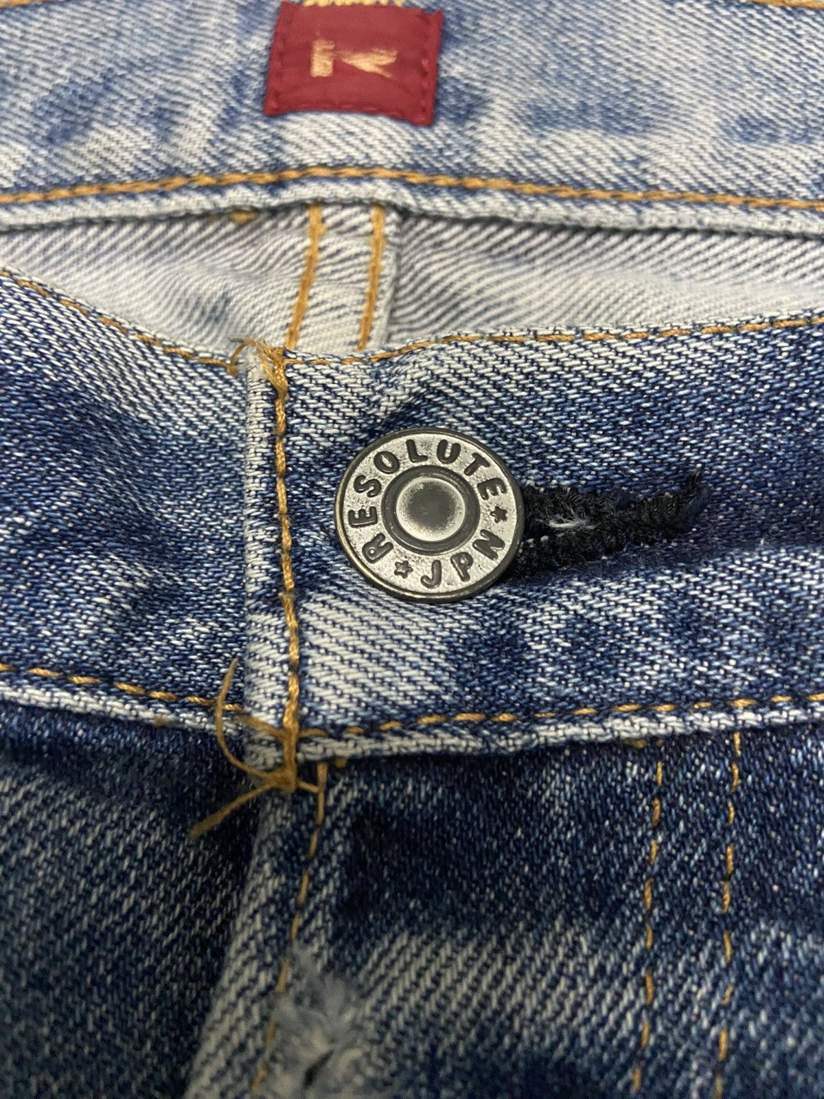RESOLUTE Final Drop 💥💥 Resolute Distressed Selvedge Denim Size US 34 / EU 50 - 9 Thumbnail
