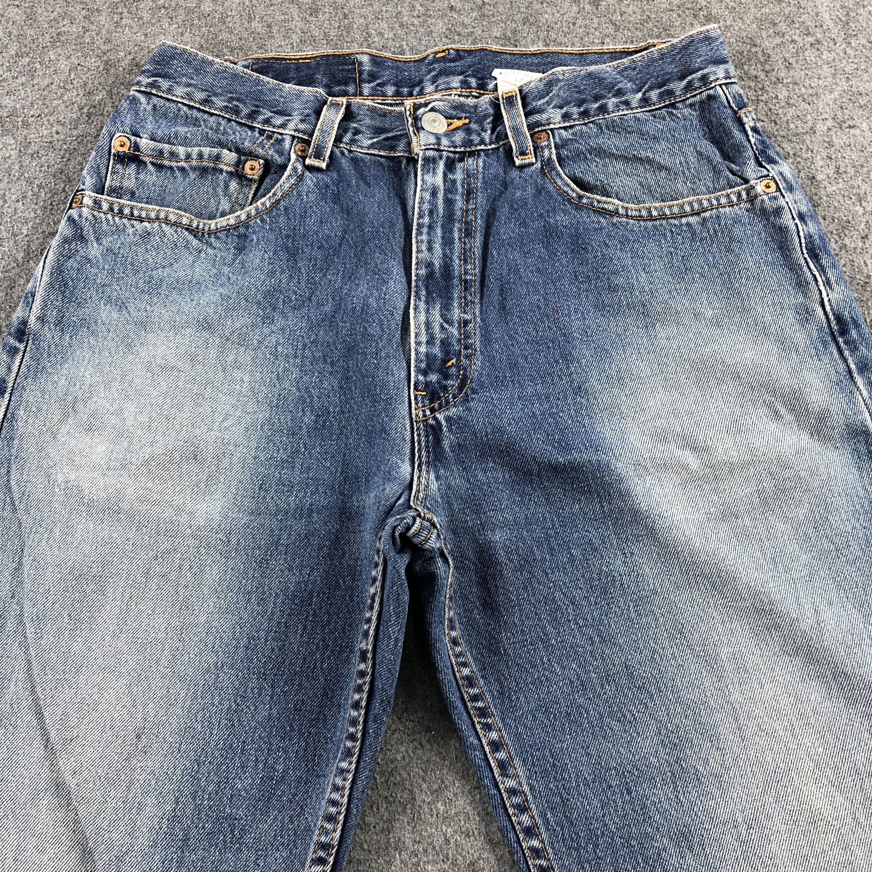 Levi's Vintage 90s Blue Wash Levis 505 Jeans-J2086 Size US 31 - 3 Thumbnail