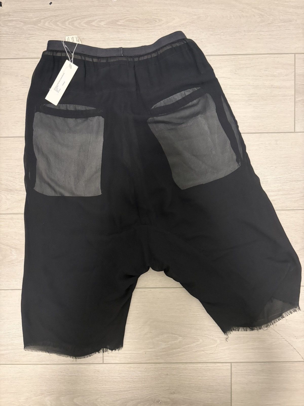 Rick Owens Rick Owens Crust Drop Crotch Silk Shorts Size US 30 / EU 46 - 2 Thumbnail