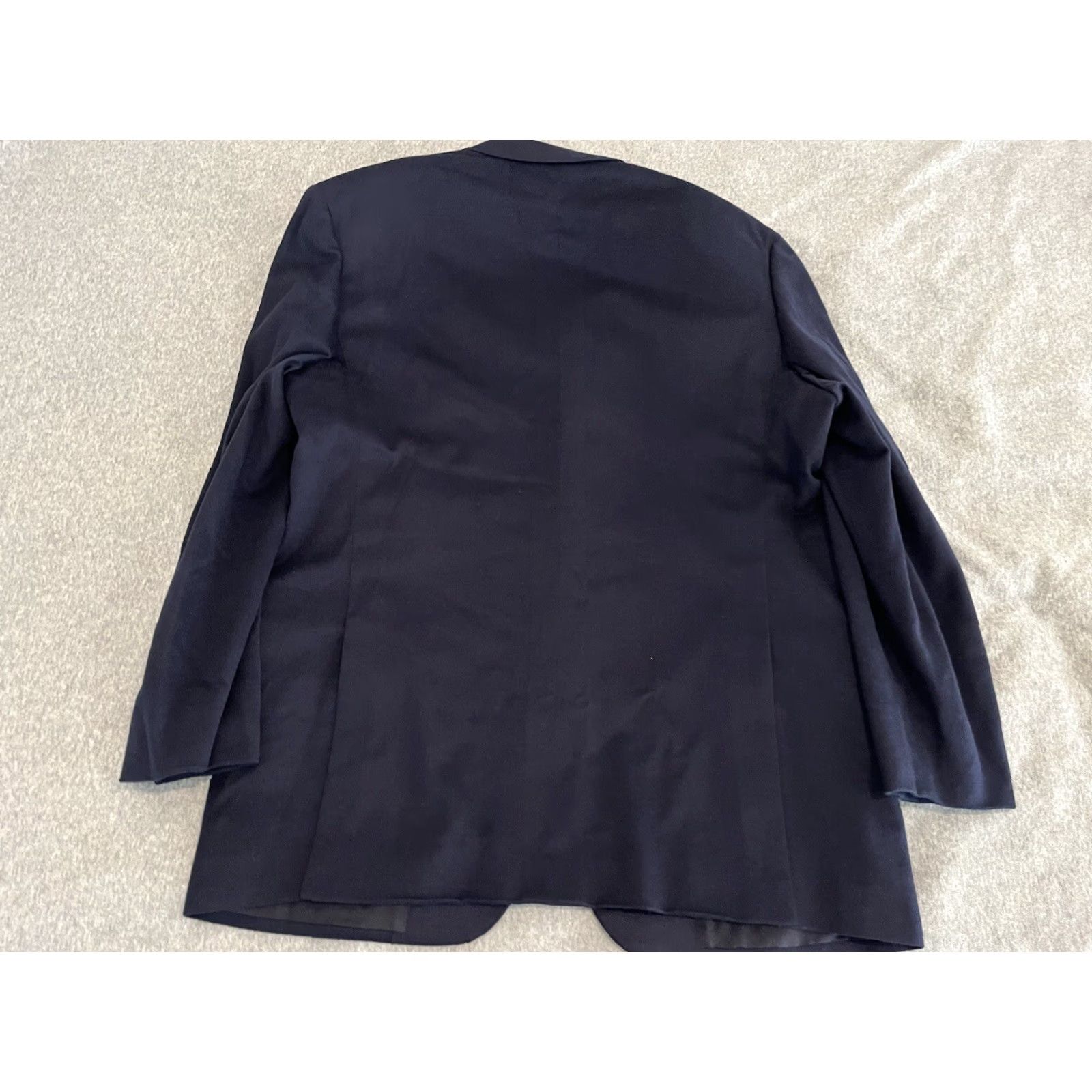 Brioni Brioni Blazer Shirt Mens Size 44 Cashmere Navy Blue Blue Solid 44 Mens Blazer Jacket Sport Coat Vintage 0 Size 44R - 7 Thumbnail