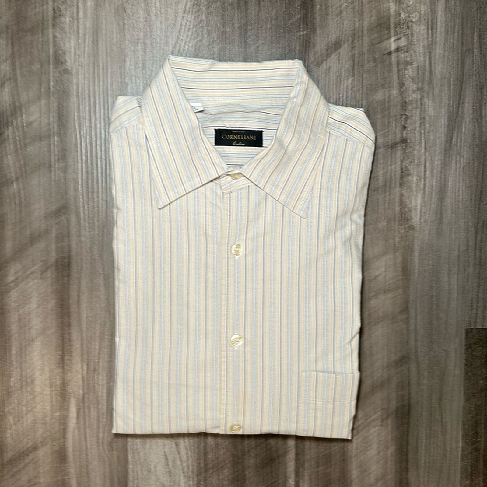 Corneliani Corneliani Long Sleeve Button Down - Large Size US L / EU 52-54 / 3 - 1 Thumbnail