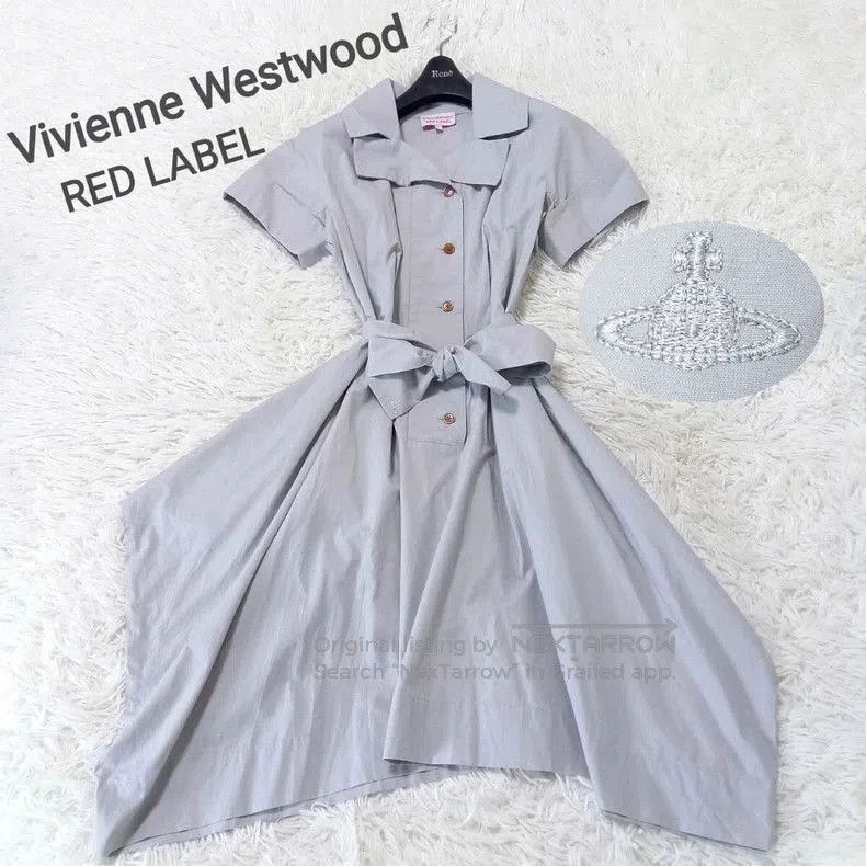 Vivienne Westwood Vivienne Westwood Gray Midi Dress . Size M / US 6-8 / IT 42-44 - 1 Thumbnail