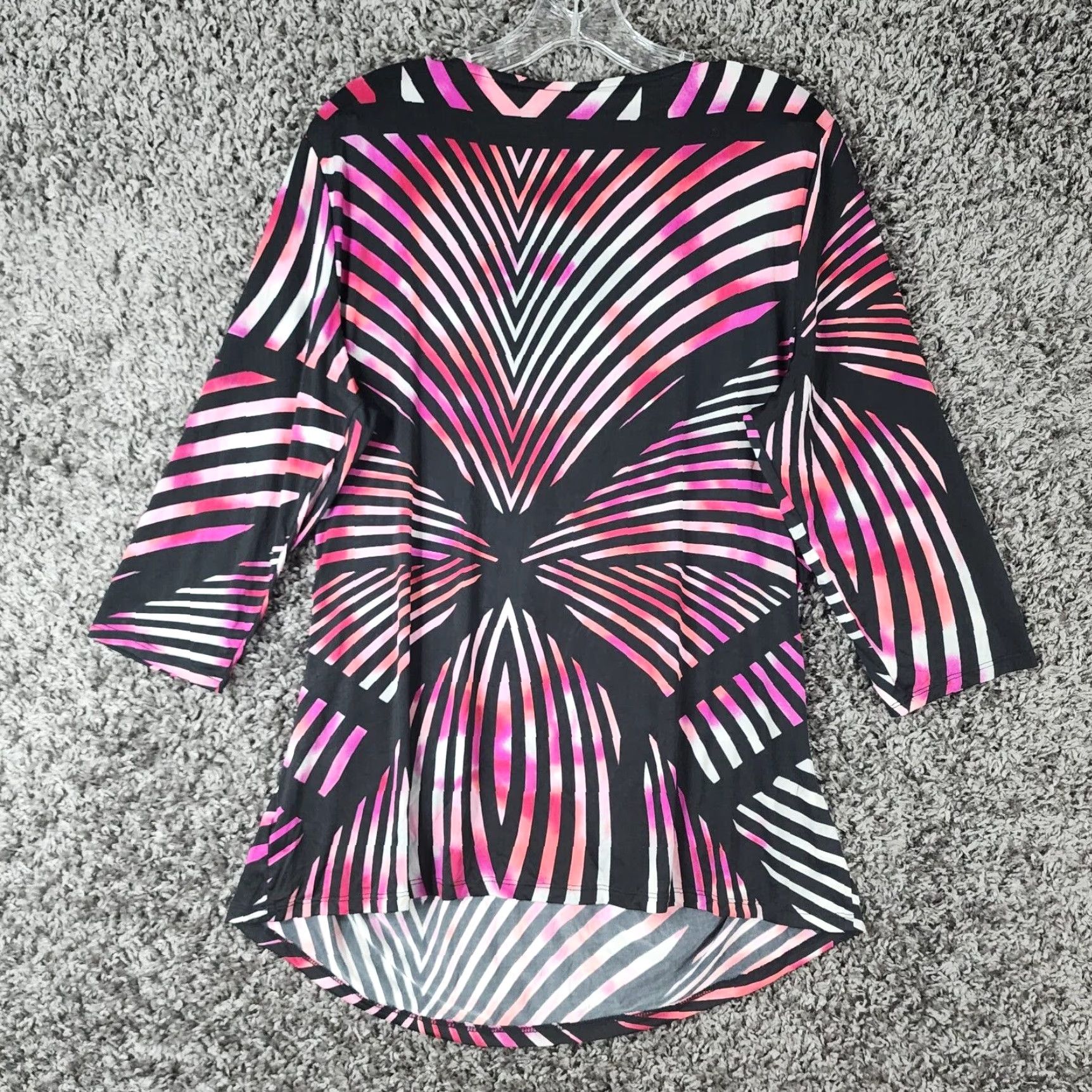 Worthington Worthington Womens Purple Blouse XL Flowy Size XL / US 12-14 / IT 48-50 - 5 Thumbnail