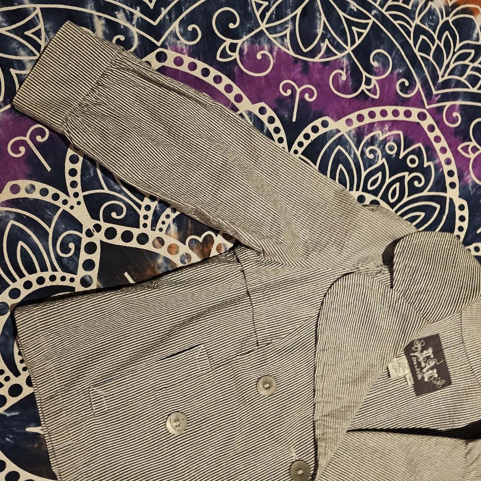 Designer Women's White and Navy Jacket Size M / US 6-8 / IT 42-44 - 5 Thumbnail