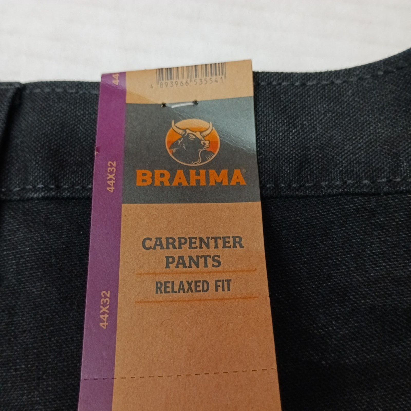 Other Brahma Work Carpenter Pants Men's Size 44x32 Black Relaxed Size US 44 / EU 60 - 2 Thumbnail