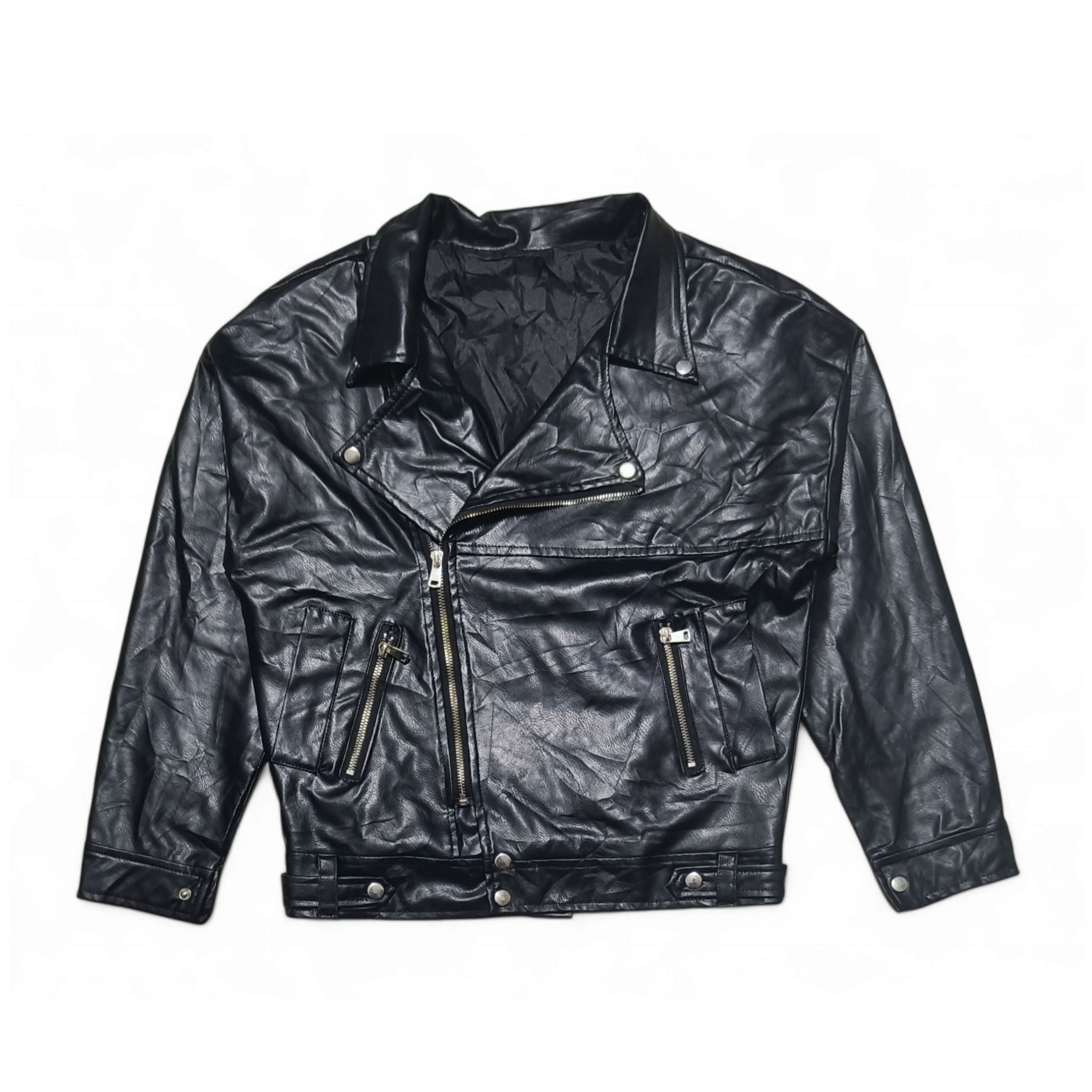 Vintage Vintage Ramones Rockabilly Motorcycle Faux Leather Jacket Size US M / EU 48-50 / 2 - 1 Thumbnail