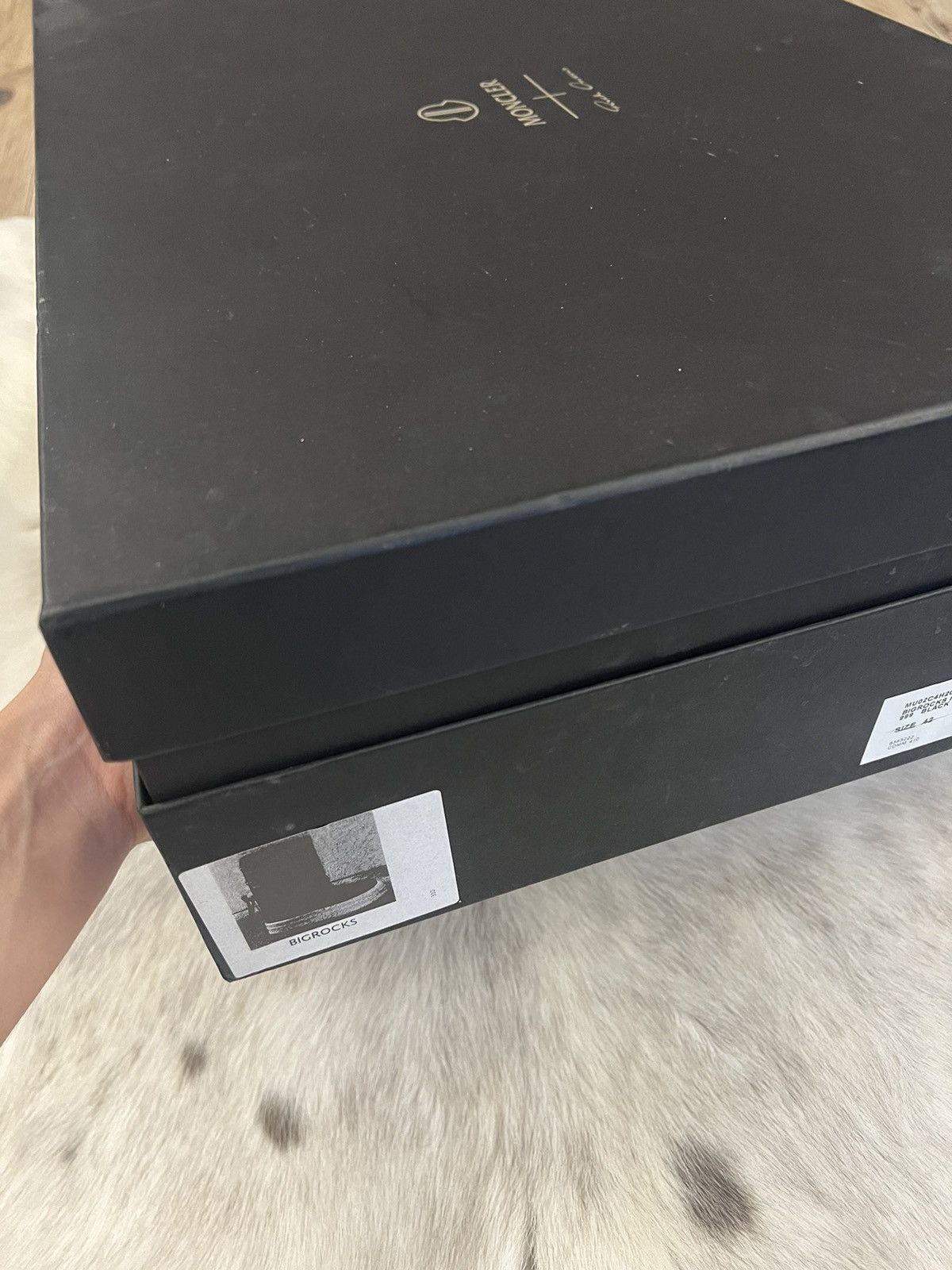 Moncler × Rick Owens 🚨Rick Owens Bigrocks Boot Moncler Black Size US 9 / EU 42 - 11 Thumbnail