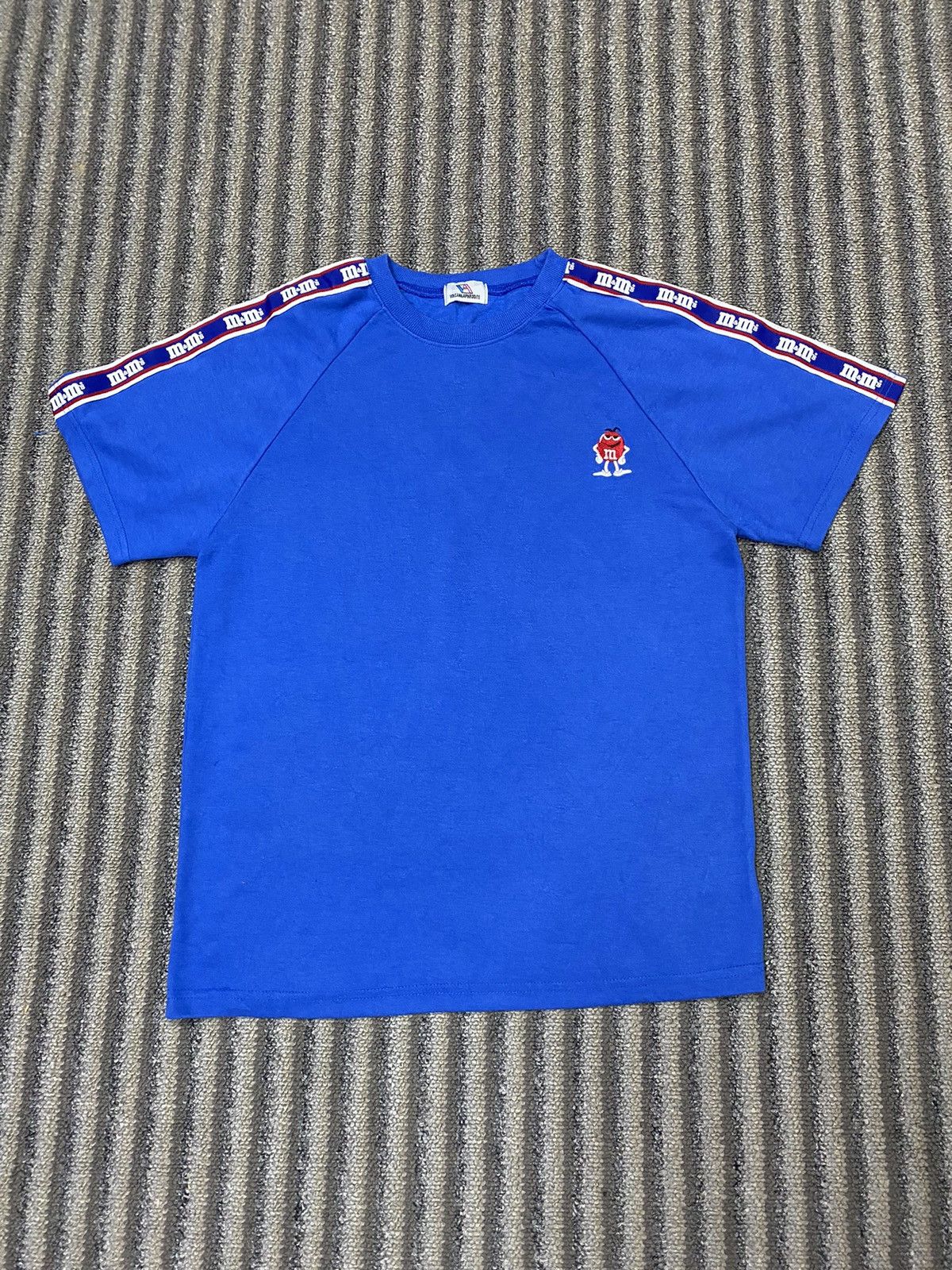 Japanese Brand Streetwear M&M stripe Tshirt Size US M / EU 48-50 / 2 - 2 Thumbnail