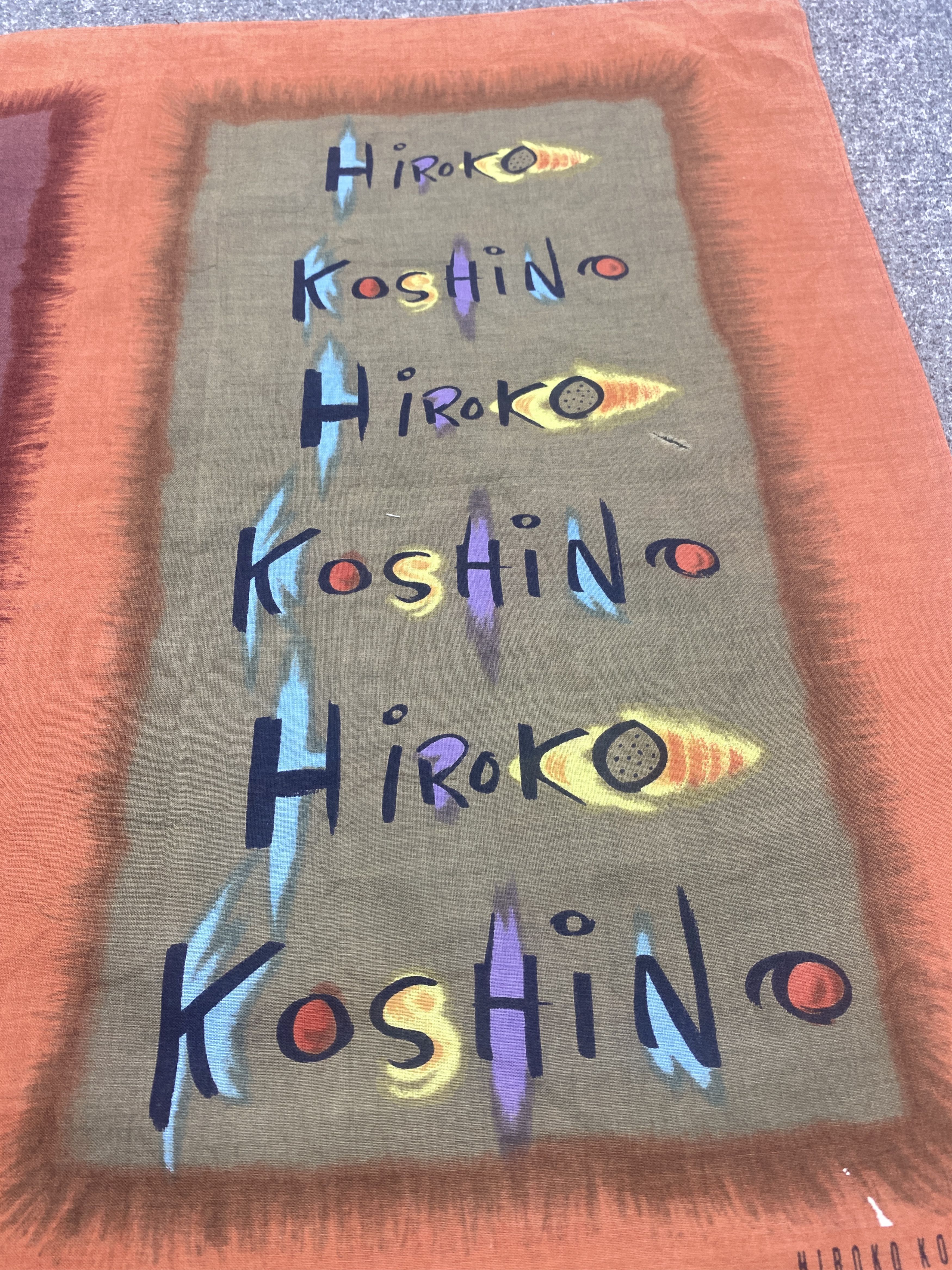 Hiroko Koshino Homme Hiroko Koshino Handkerchief / Neckerchief HKC0997 Size ONE SIZE - 5 Thumbnail