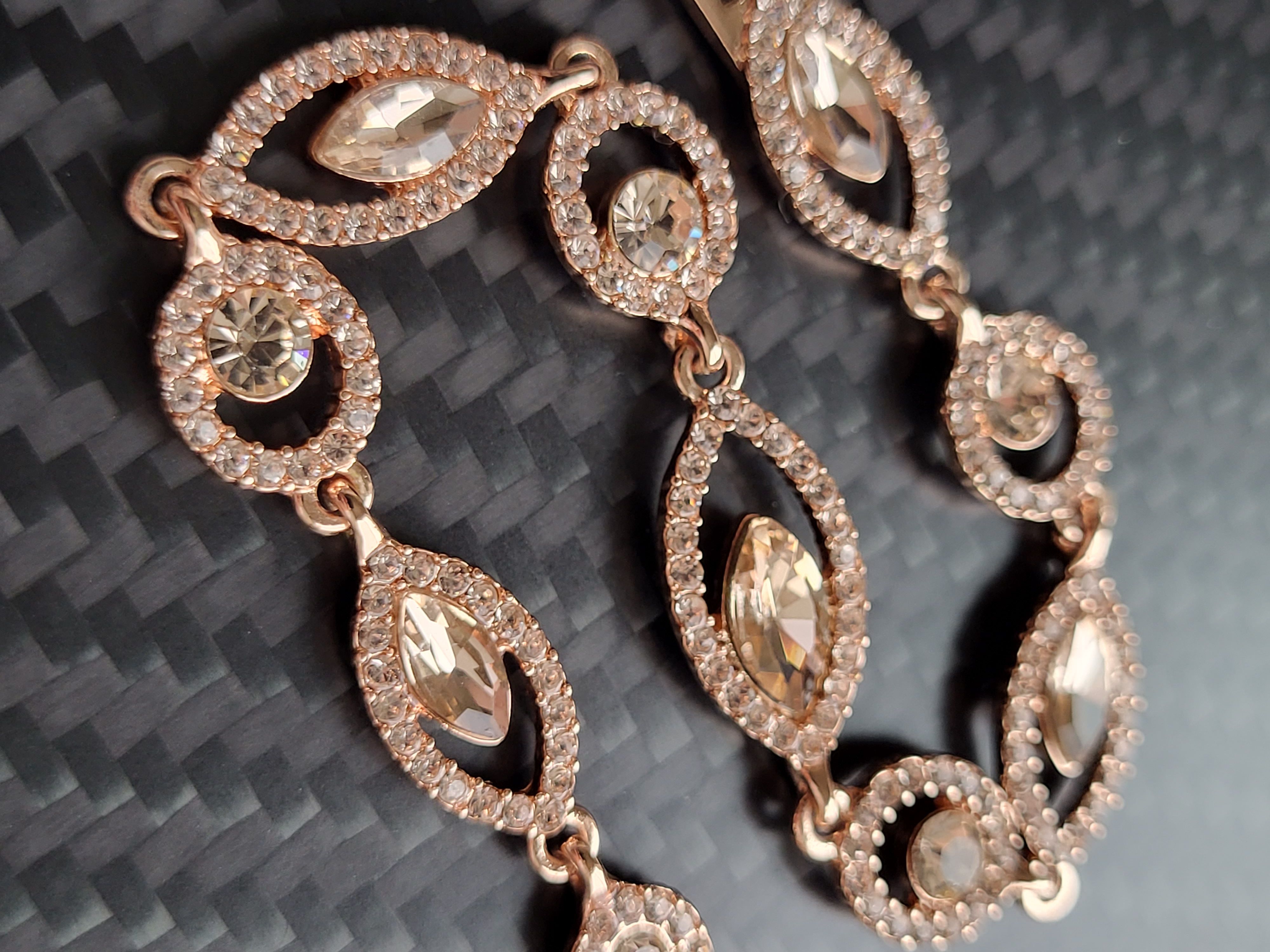 image of Givenchy Rose Gold Marquise Eye Bracelet, Men's