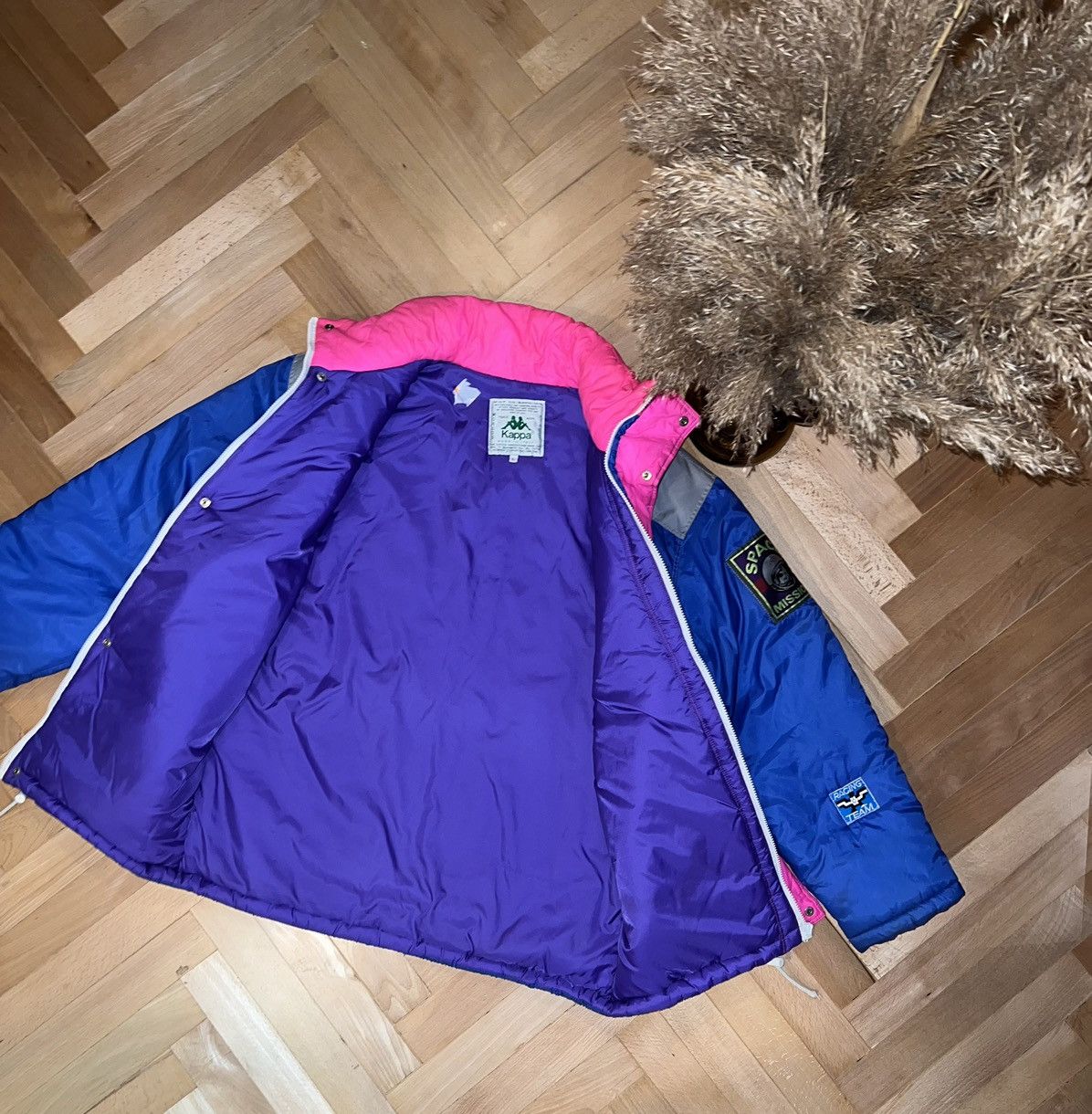 Kappa × Vintage KAPPA VINTAGE 80/90’S PUFFER JACKET DOWN BOXY RACING Size US L / EU 52-54 / 3 - 5 Thumbnail