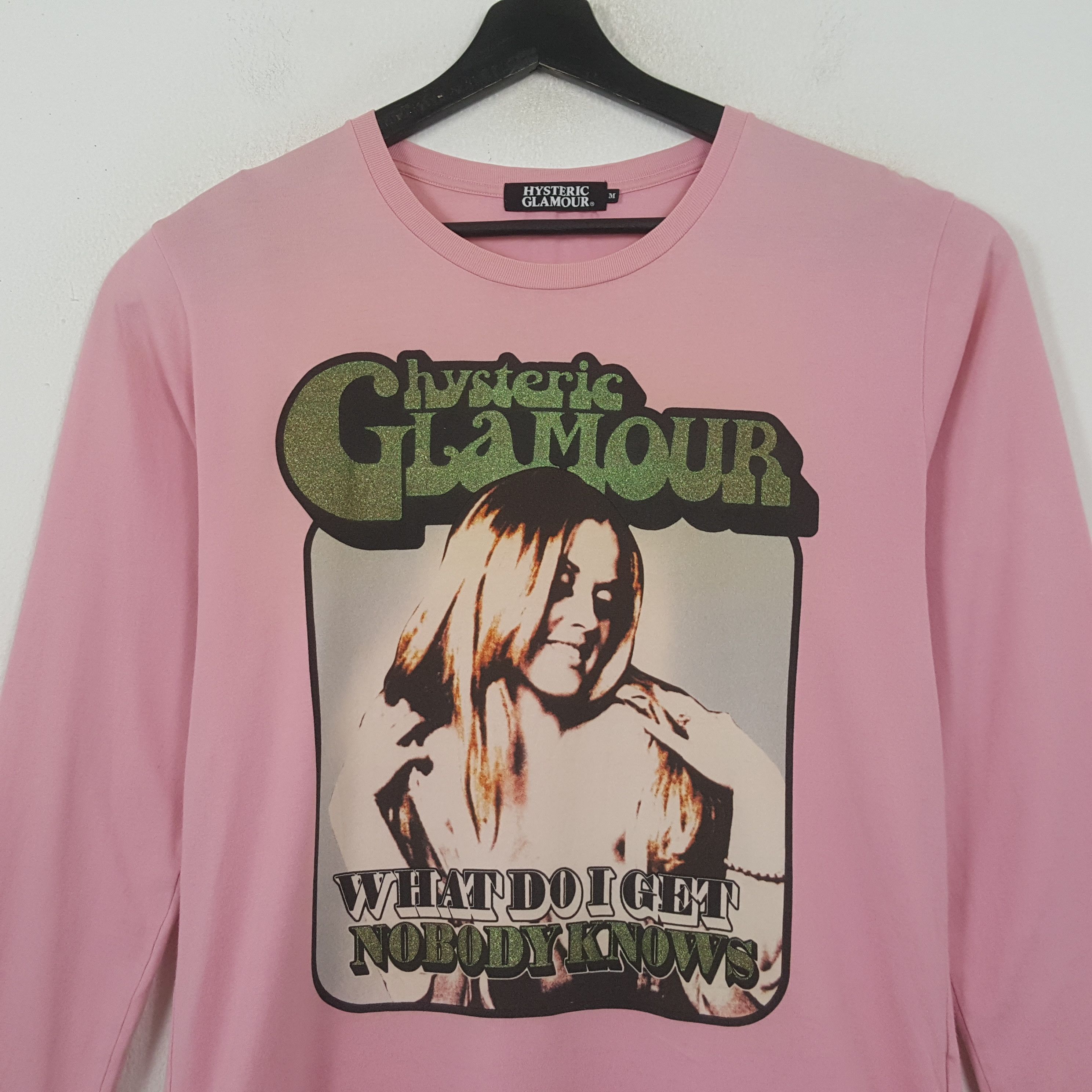 Hysteric Glamour Hysteric Glamour Japanese Brand Long Sleeve Tshirt RR7 Size M / US 6-8 / IT 42-44 - 2 Thumbnail