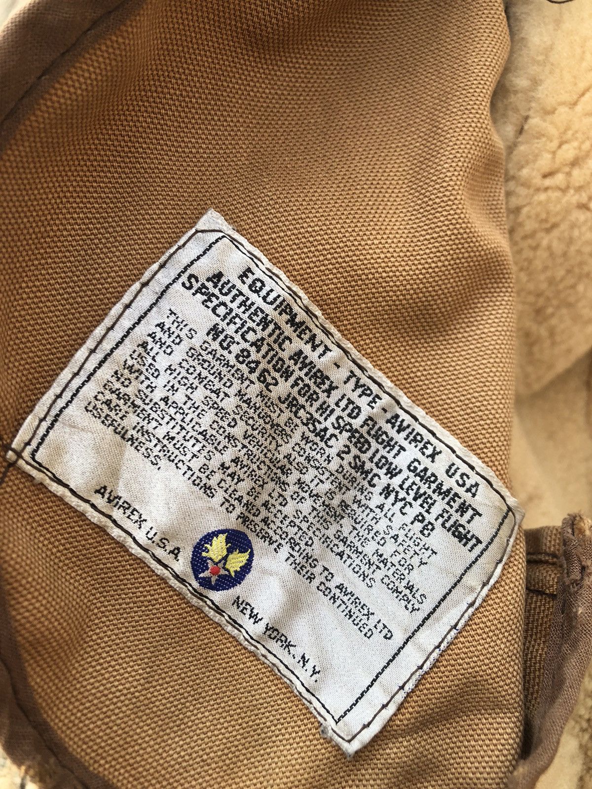 Avirex × Vintage Vintage B3 shearling sheepskin leather jacket avirex usa Size US M / EU 48-50 / 2 - 6 Thumbnail