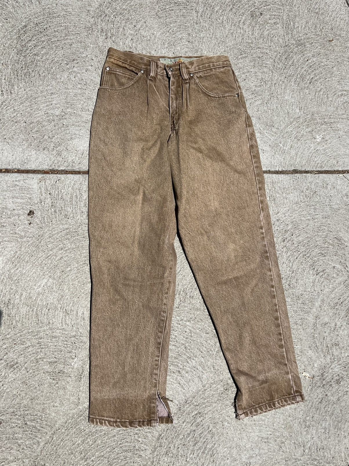 Vintage 90’s 2000’s Y2K VTG Vintage Anchor Blue Workwear Denim Jeans Size 29" - 2 Thumbnail