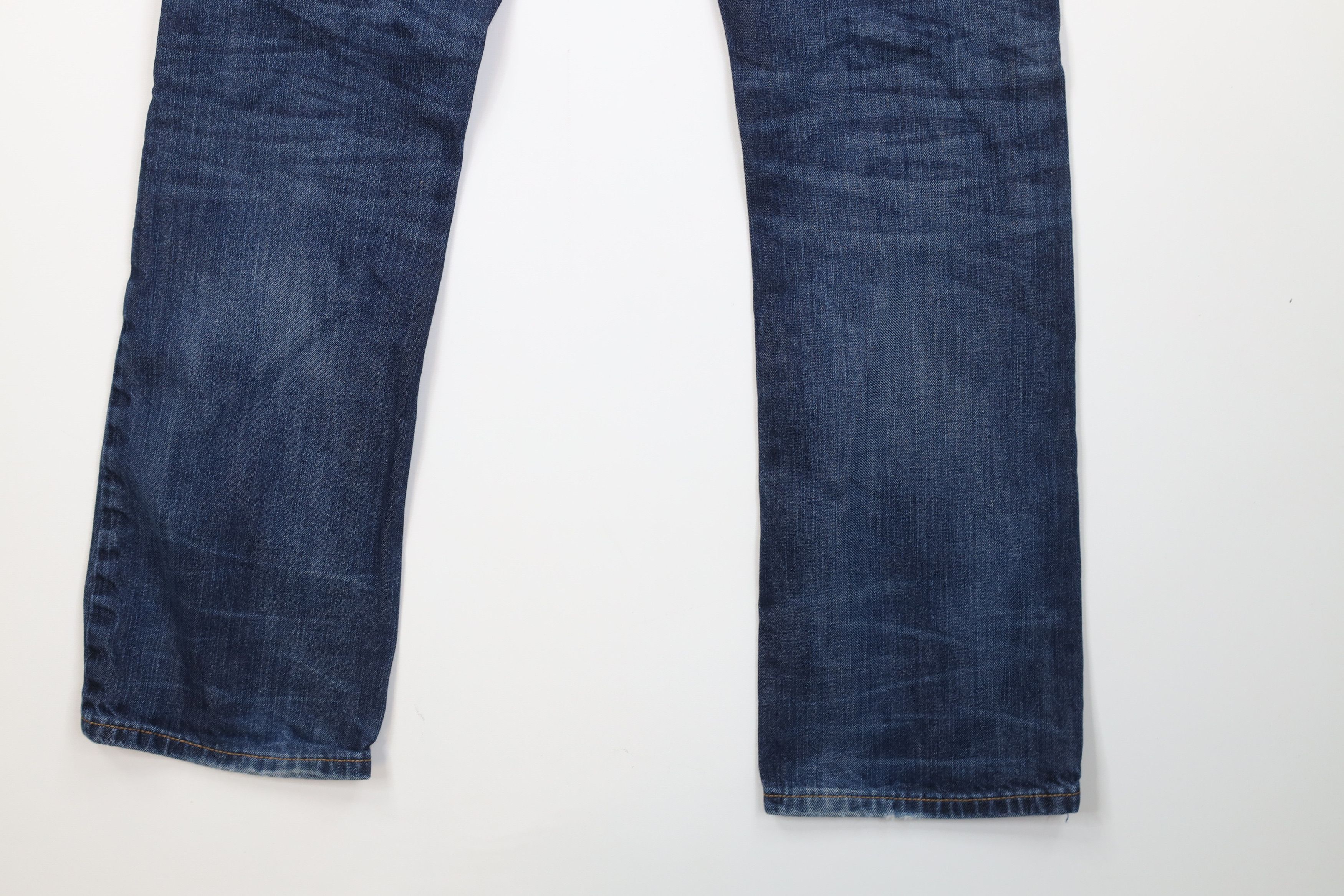 Express Express Rocco Slim Fit Boot Cut Denim Jeans Blue Cotton Size US 30 / EU 46 - 14 Thumbnail