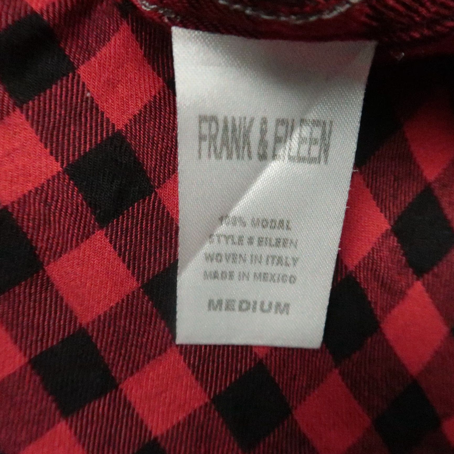 Frank & Eileen Frank & Eileen Shirt Womens Medium Red Buffalo Plaid Long Sleeve Button Up Size M / US 6-8 / IT 42-44 - 5 Thumbnail