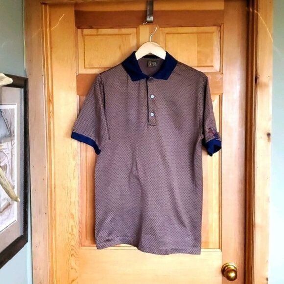 Bobby Jones Bobby Jones Italy Embroidered Sz. L Brown/Blue Designed Golf Size US L / EU 52-54 / 3 - 1 Thumbnail