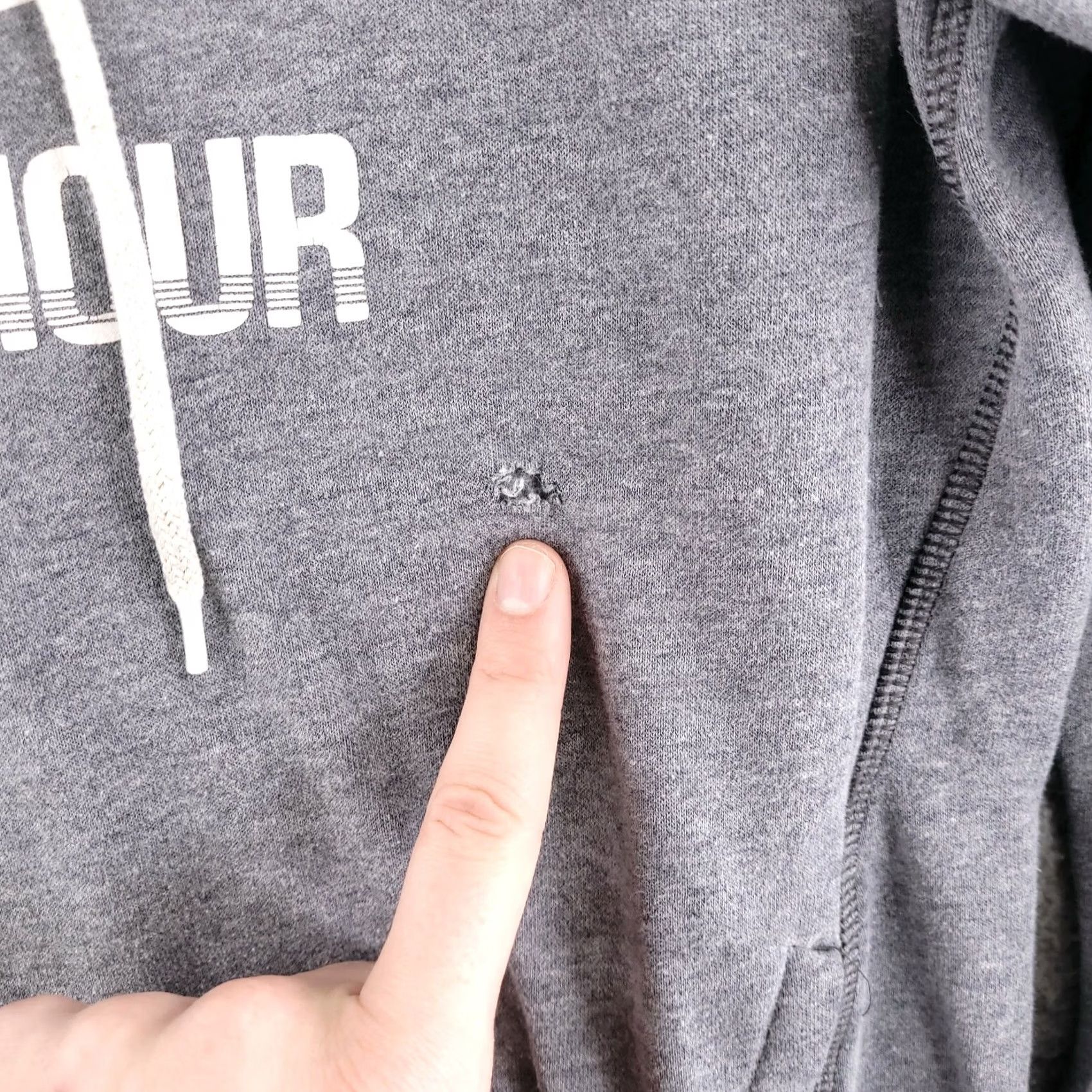 Under Armour Under Armour Hoodie Mens Small Gray Long Length Pullover Sweatshirt Gym Running Size US S / EU 44-46 / 1 - 3 Thumbnail