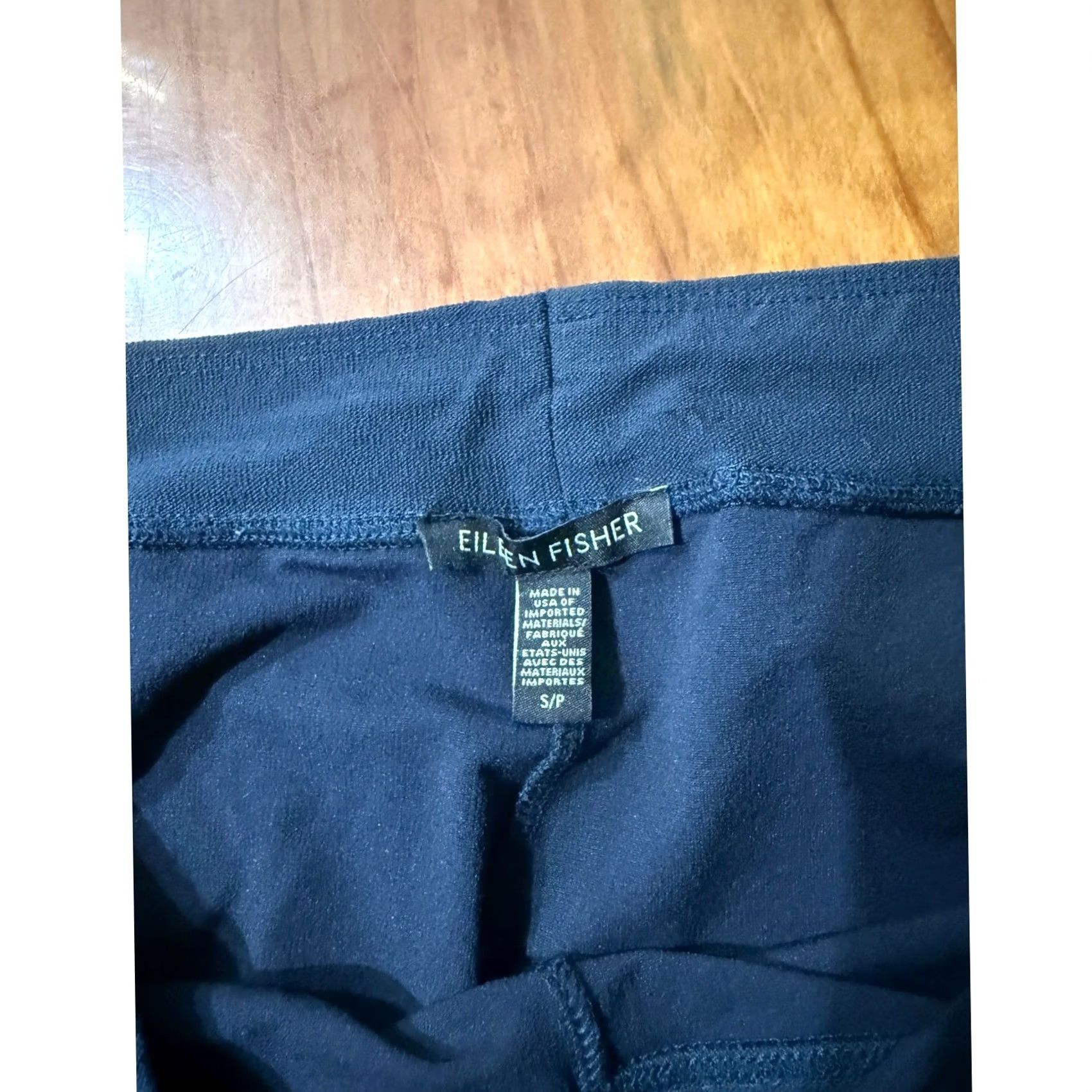 Eileen Fisher Eileen Fisher Pants Womens S Blue Viscose Nylon Knit Stretch Skinny Pull on Career E6 Size 28" / US 6 / IT 42 - 3 Thumbnail