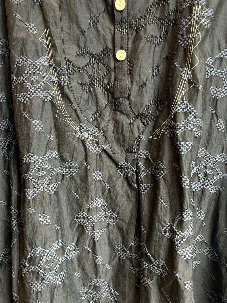 Kiko Kostadinov Kiko Kostadinov00062019 Blue Floral Shirt Size US S / EU 44-46 / 1 - 3 Thumbnail