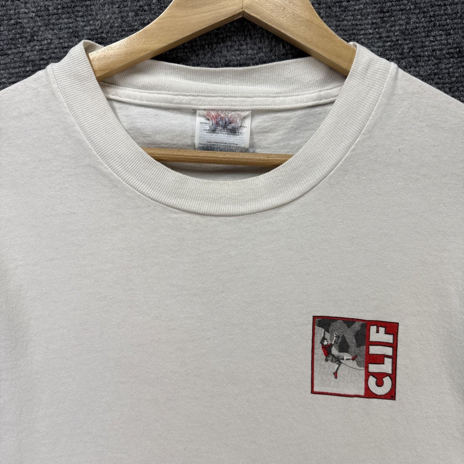 Patagonia Vintage CLIF Shirt Mens Large White 90s USA Patagonia Hiking Size US L / EU 52-54 / 3 - 4 Thumbnail