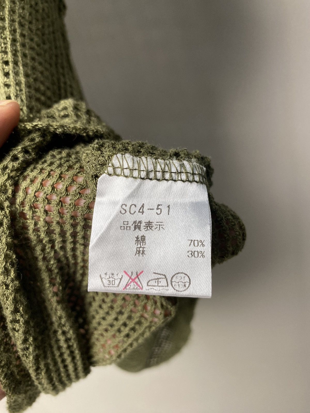 If Six Was Nine × Japanese Brand Vintage Beams Fishnet Tshirt Size US L / EU 52-54 / 3 - 6 Thumbnail