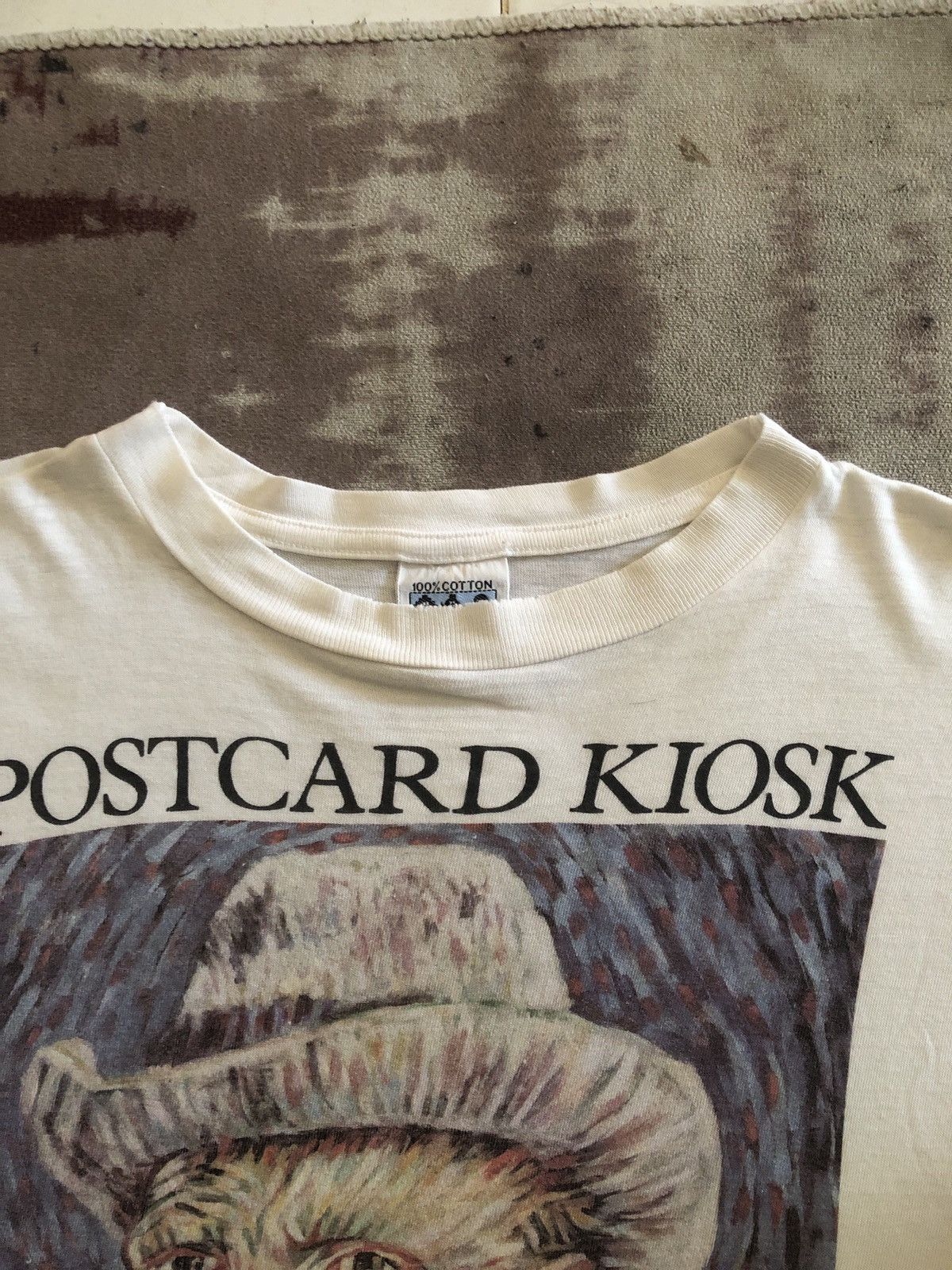 Vintage Vintage 90s Vincent Van Gogh Portrait Art Tee Size US M / EU 48-50 / 2 - 16 Thumbnail