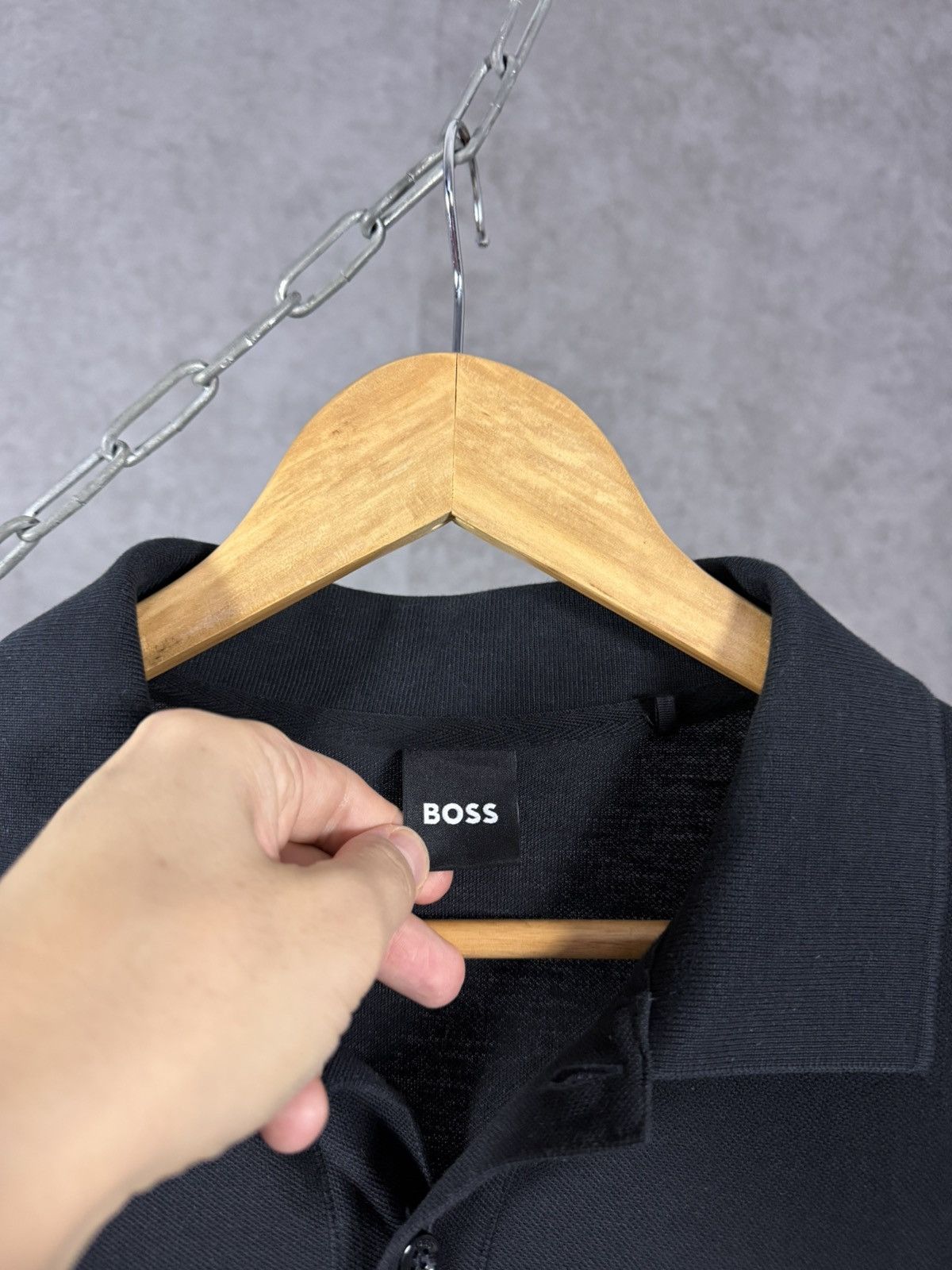 Hugo Boss Hugo Boss designer logo polo longsleeve Size US L / EU 52-54 / 3 - 4 Thumbnail