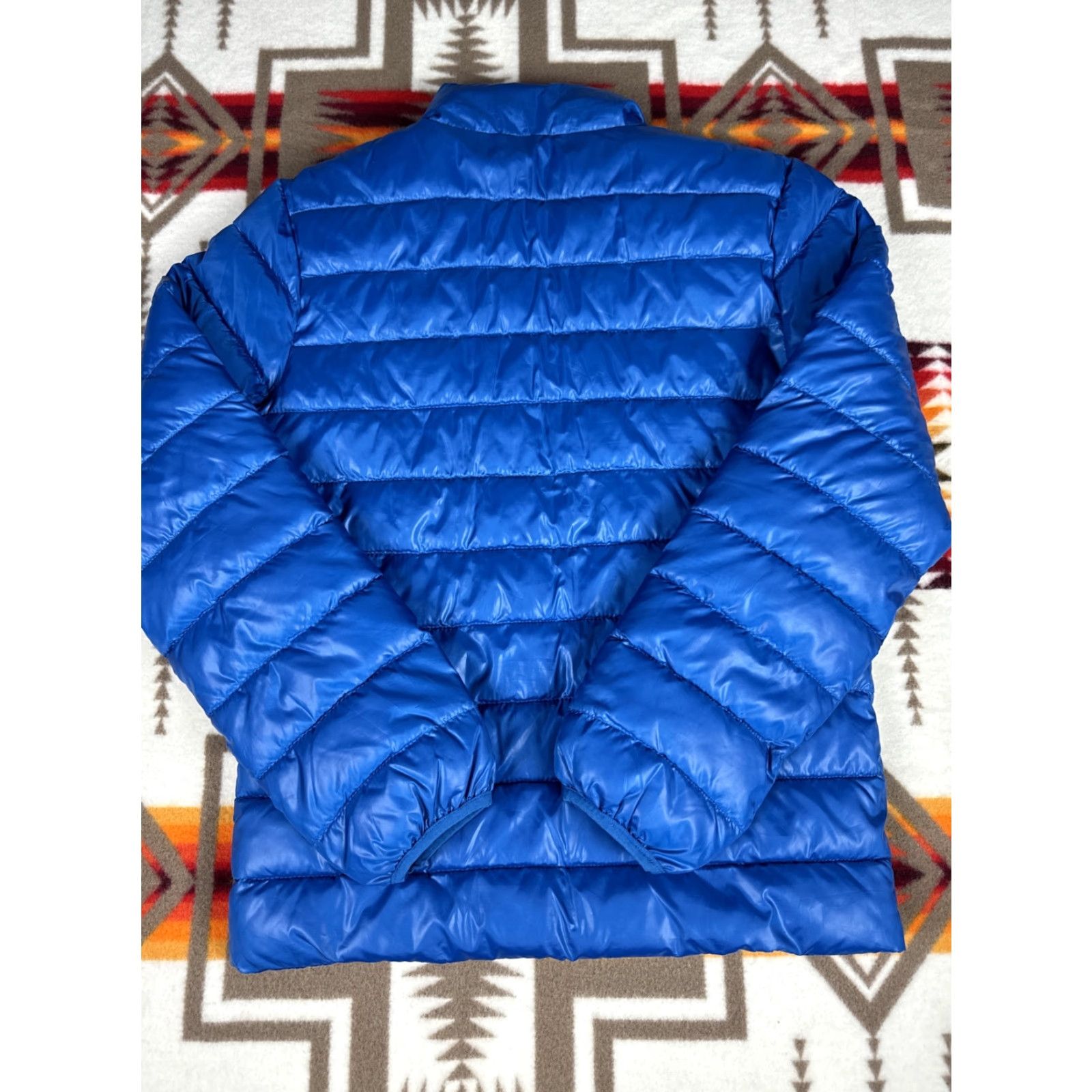Mossimo Mossimo Jacket Puffer Ribbed Polyester Royal Blue Sz Small Unisex Adults S Blues Royal Blue - note: keep capitalization and words. Size S / US 4 / IT 40 - 6 Thumbnail