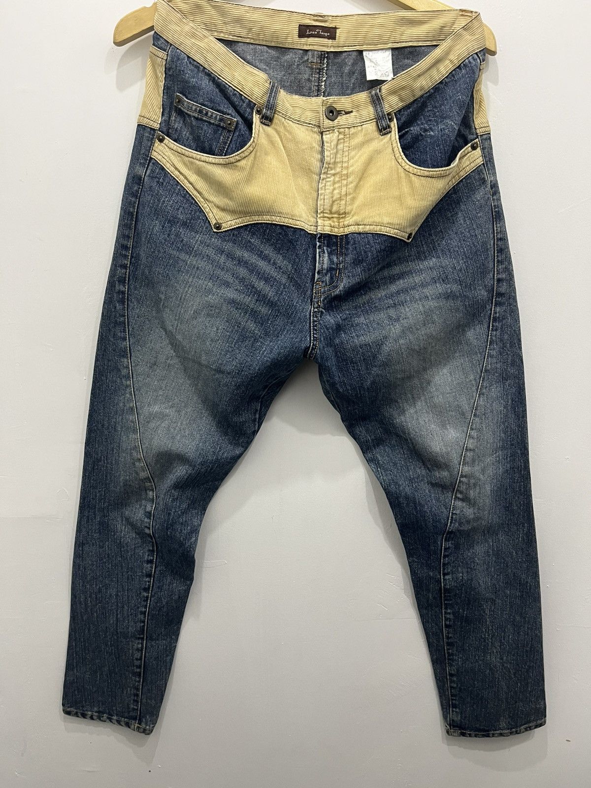 Japanese Brand Lao Targo Bikers Jeans Denim Cowboy 90s Style Vtg Size US 32 / EU 48 - 1 Thumbnail