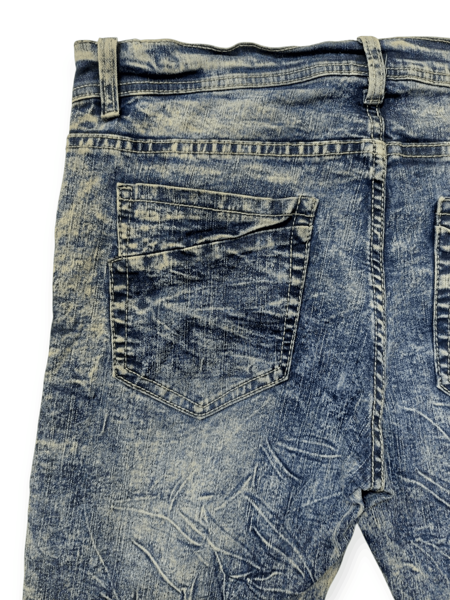 Designer Punk Biker Denim Bleecker & Mercer Jeans Size US 34 / EU 50 - 13 Thumbnail