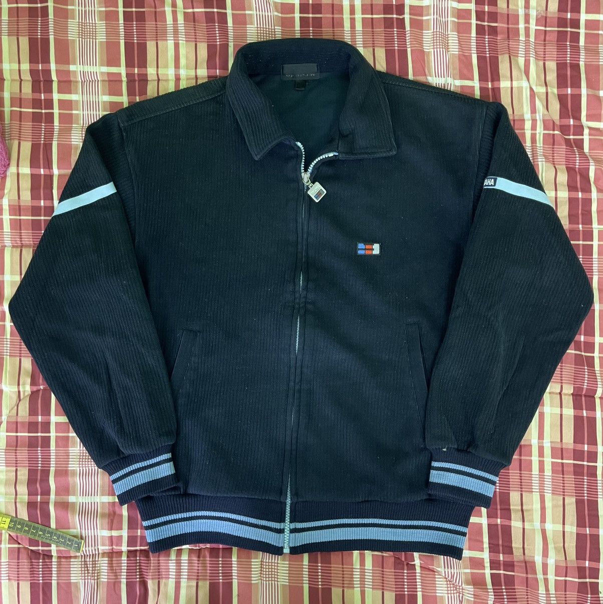 Yamaha Vintage 90's Yamaha Corduroy Full-Zip Sweatshirt Size US M / EU 48-50 / 2 - 7 Thumbnail