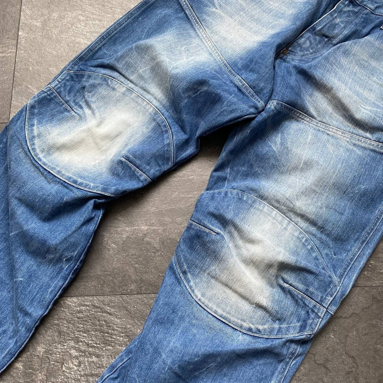 G-Star × Vintage Vintage g star baggy blue denim jeans Size US 34 / EU 50 - 10 Thumbnail